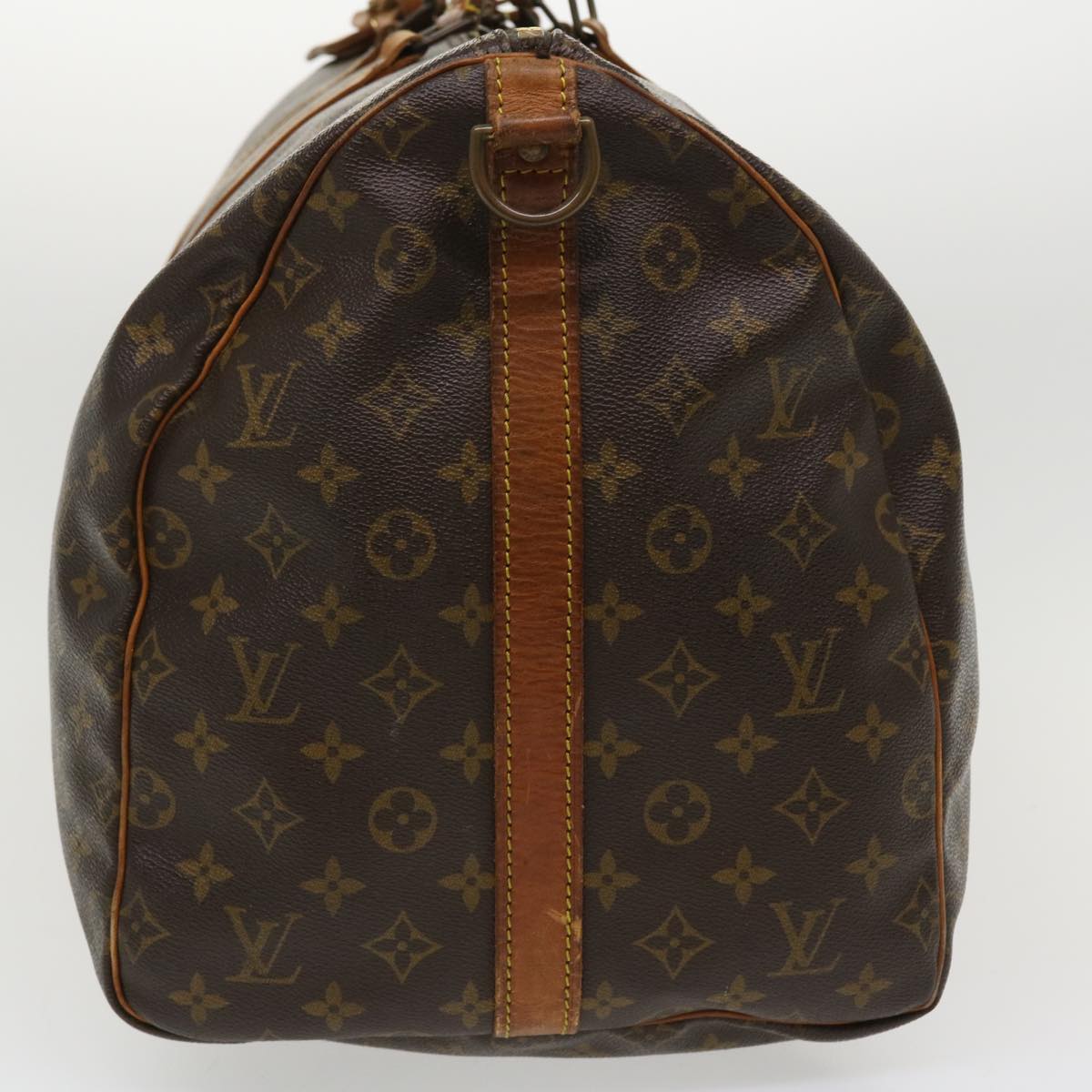LOUIS VUITTON Monogram Keepall Bandouliere 55 Boston Bag M41414 LV th3318