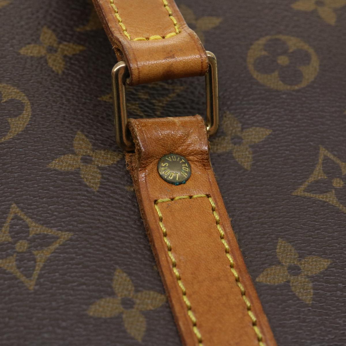 LOUIS VUITTON Monogram Babylone Tote Bag M51102 LV th3325