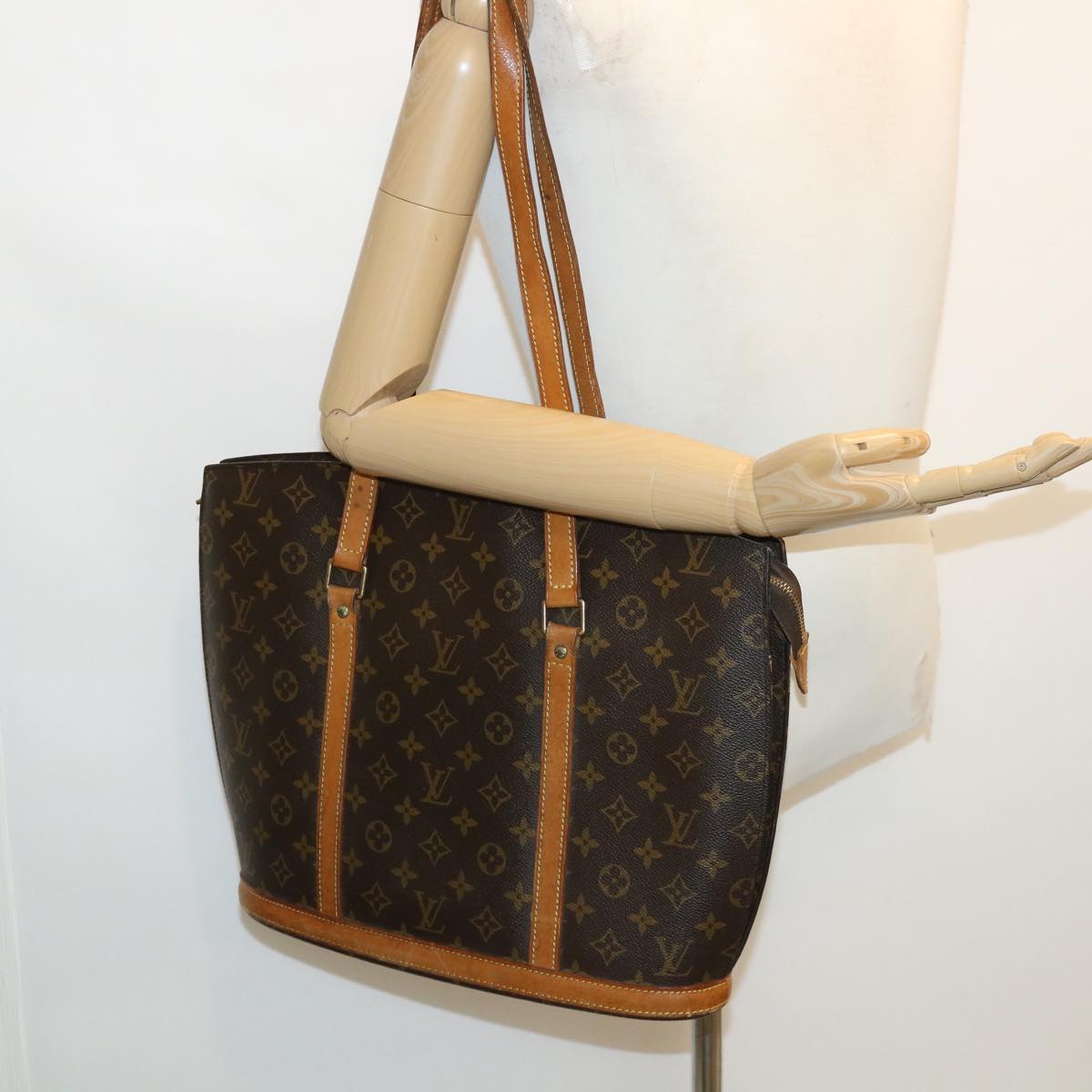 LOUIS VUITTON Monogram Babylone Tote Bag M51102 LV th3325
