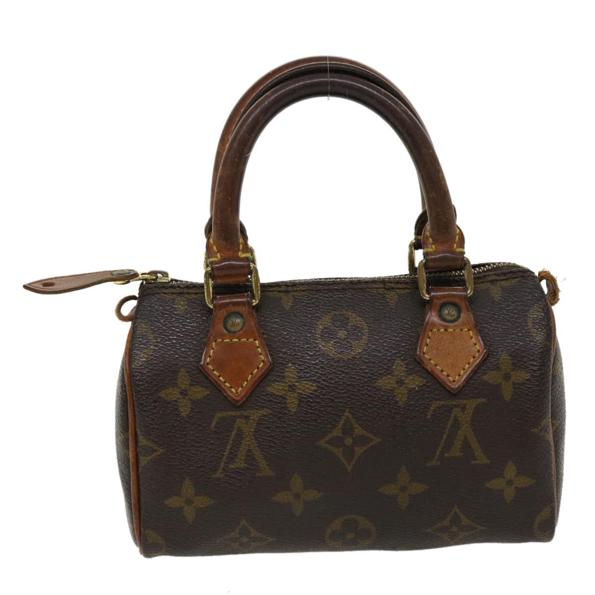 LOUIS VUITTON Monogram Mini Speedy Hand Bag M41534 LV th3360
