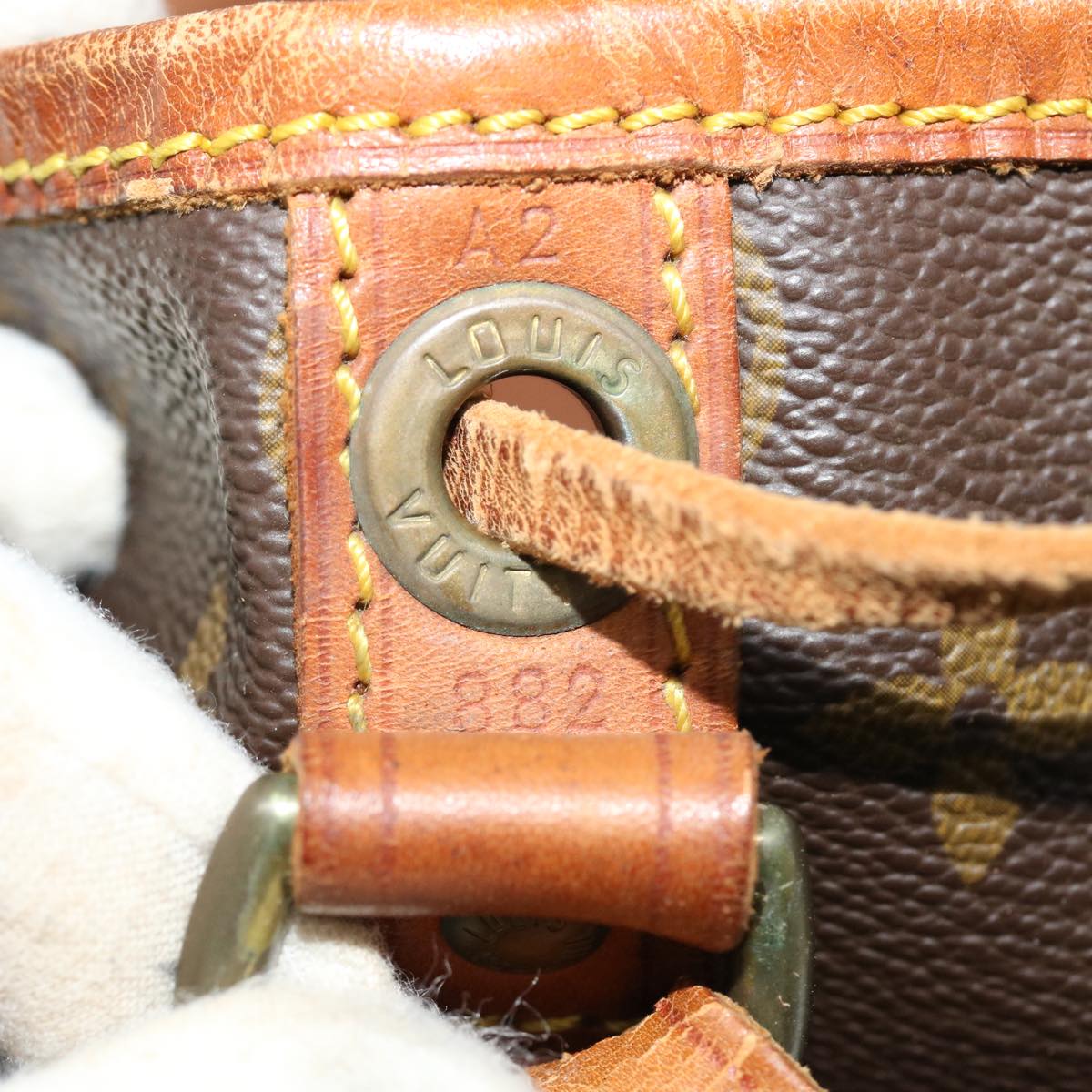 LOUIS VUITTON Monogram Noe Shoulder Bag M42224 LV th3366