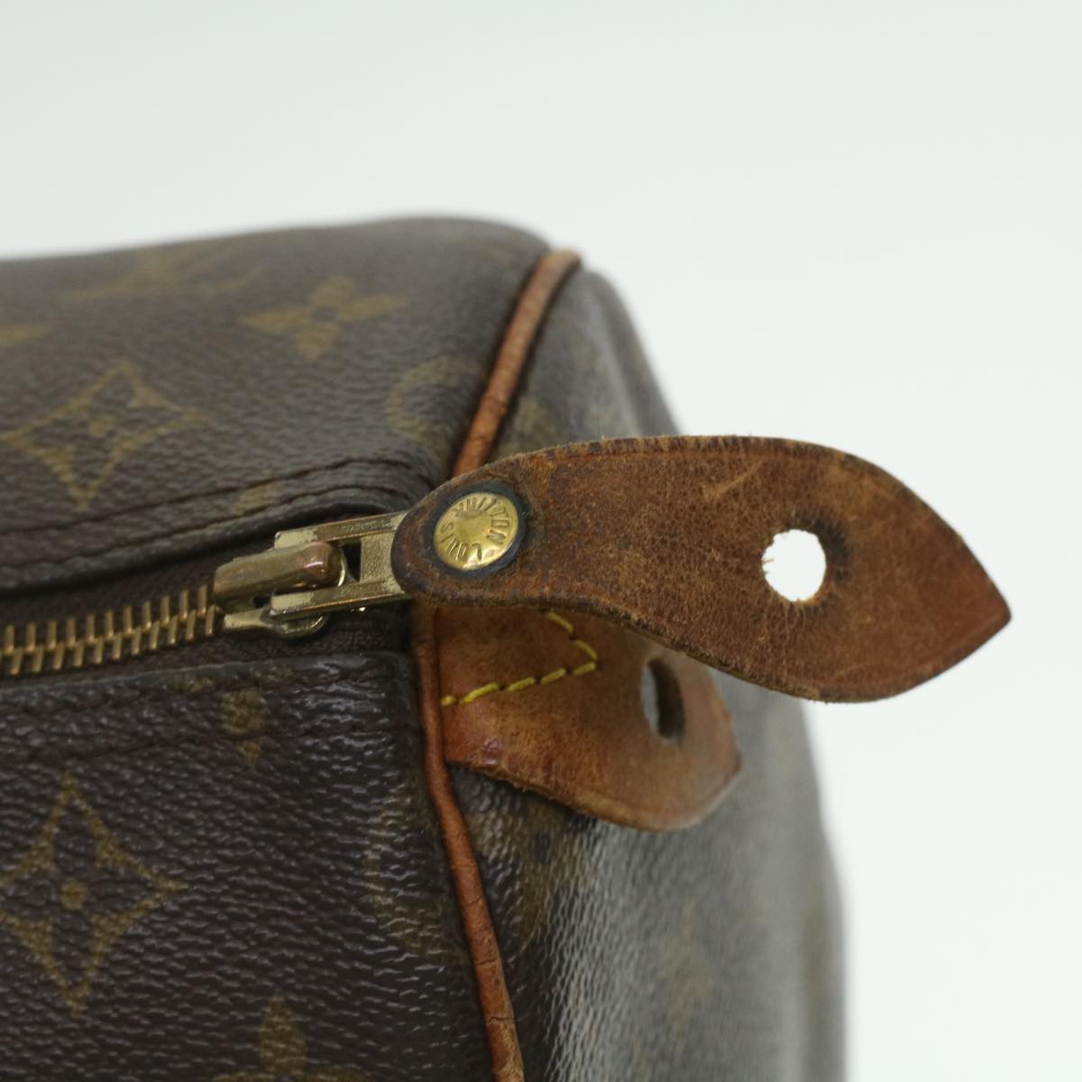 LOUIS VUITTON Monogram Speedy 30 Hand Bag M41526 LV th3397