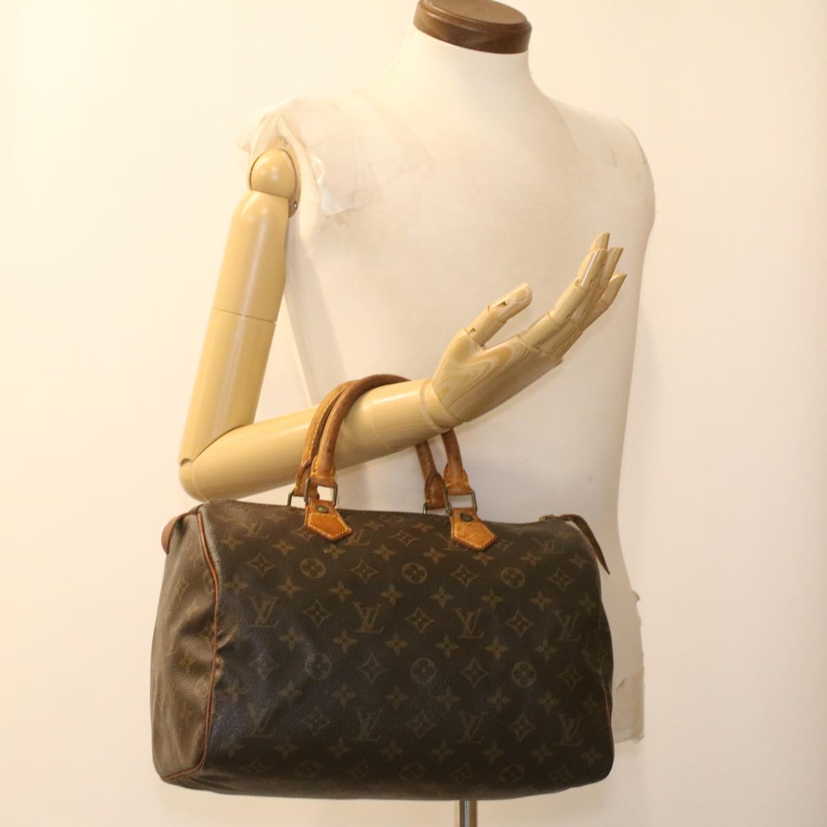 LOUIS VUITTON Monogram Speedy 30 Hand Bag M41526 LV th3397