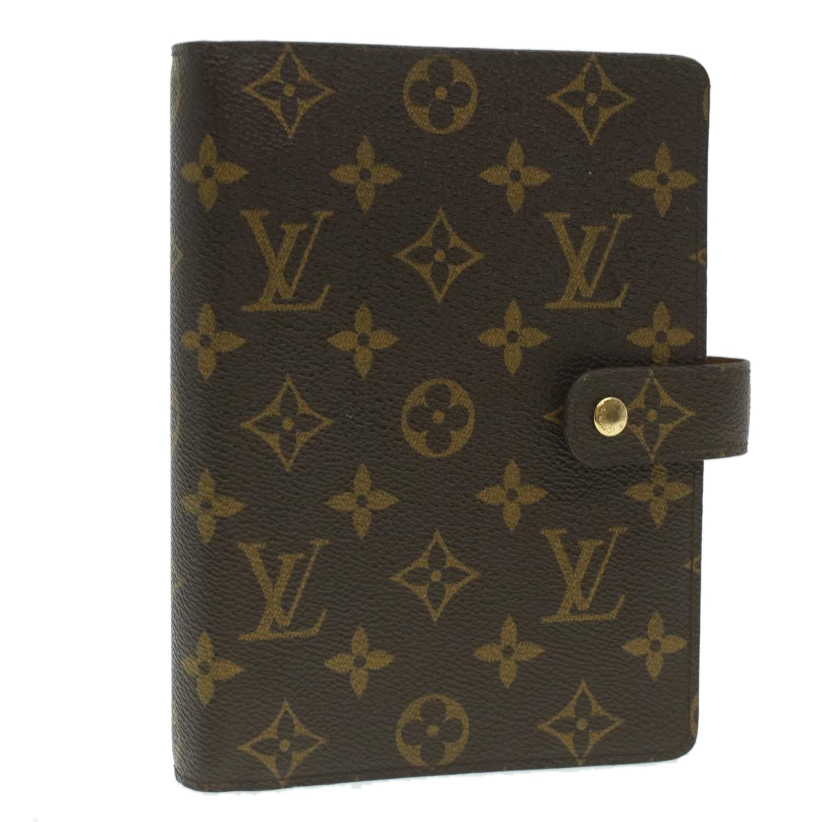 LOUIS VUITTON Monogram Agenda MM Day Planner Cover R20105 LV th3426