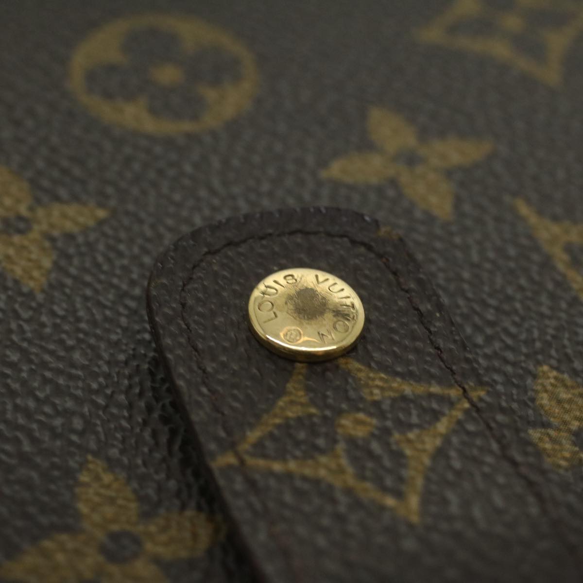 LOUIS VUITTON Monogram Agenda MM Day Planner Cover R20105 LV th3426