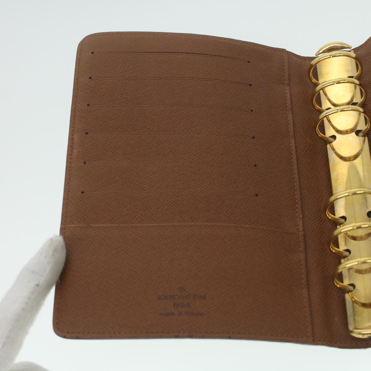 LOUIS VUITTON Monogram Agenda MM Day Planner Cover R20105 LV th3426