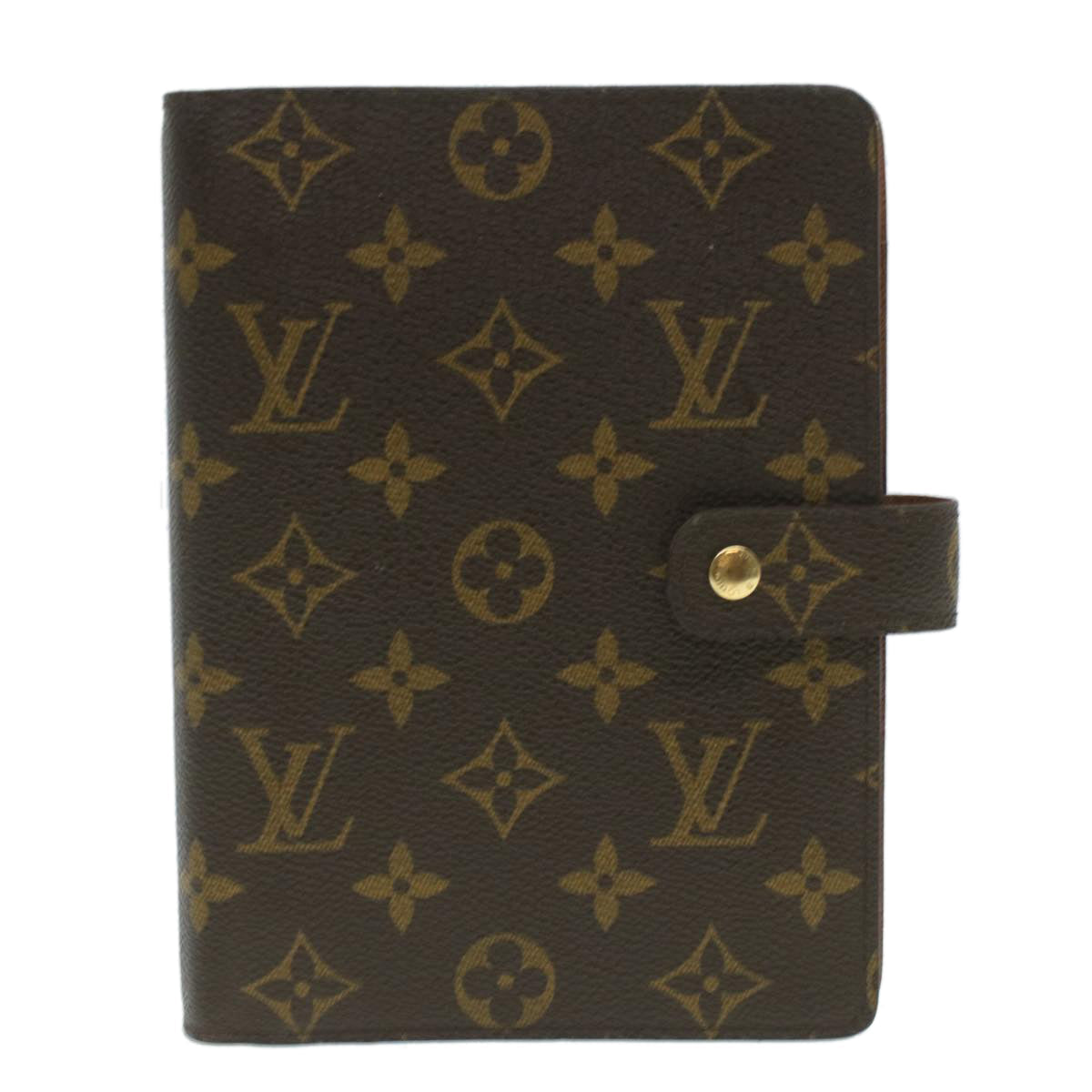 LOUIS VUITTON Monogram Agenda MM Day Planner Cover R20105 LV th3426