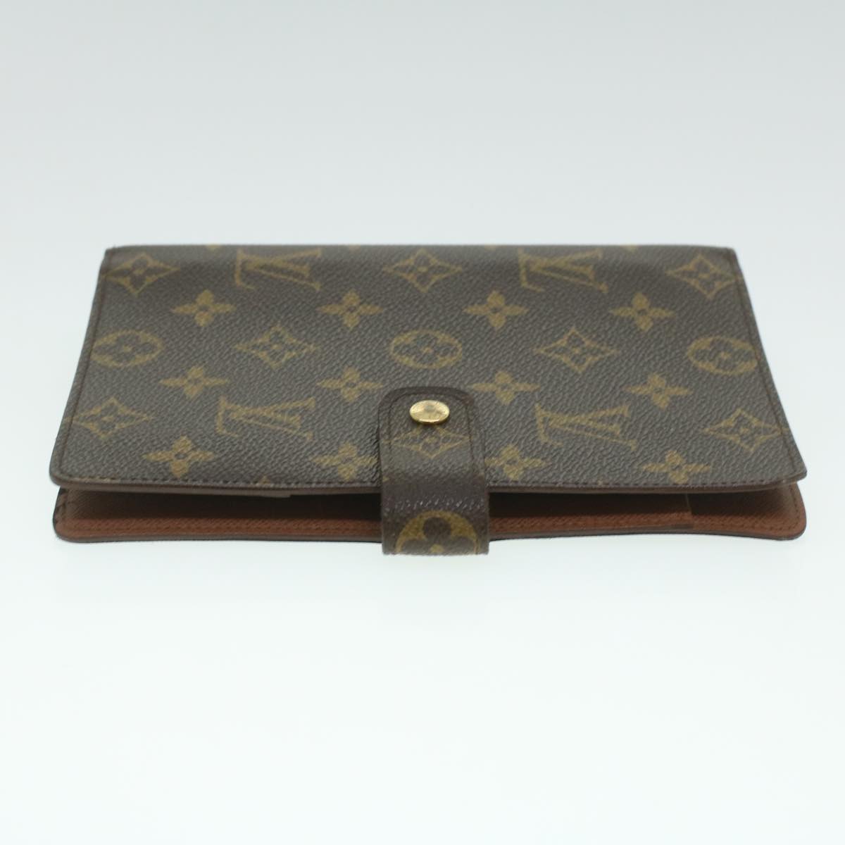 LOUIS VUITTON Monogram Agenda MM Day Planner Cover R20105 LV th3426