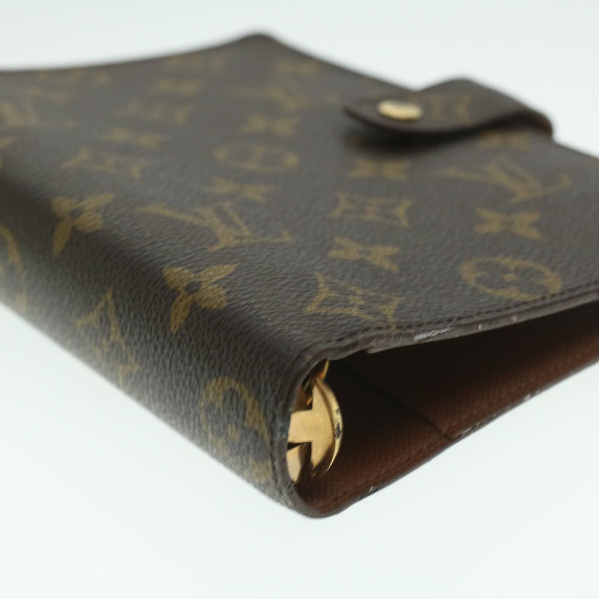 LOUIS VUITTON Monogram Agenda MM Day Planner Cover R20105 LV th3426