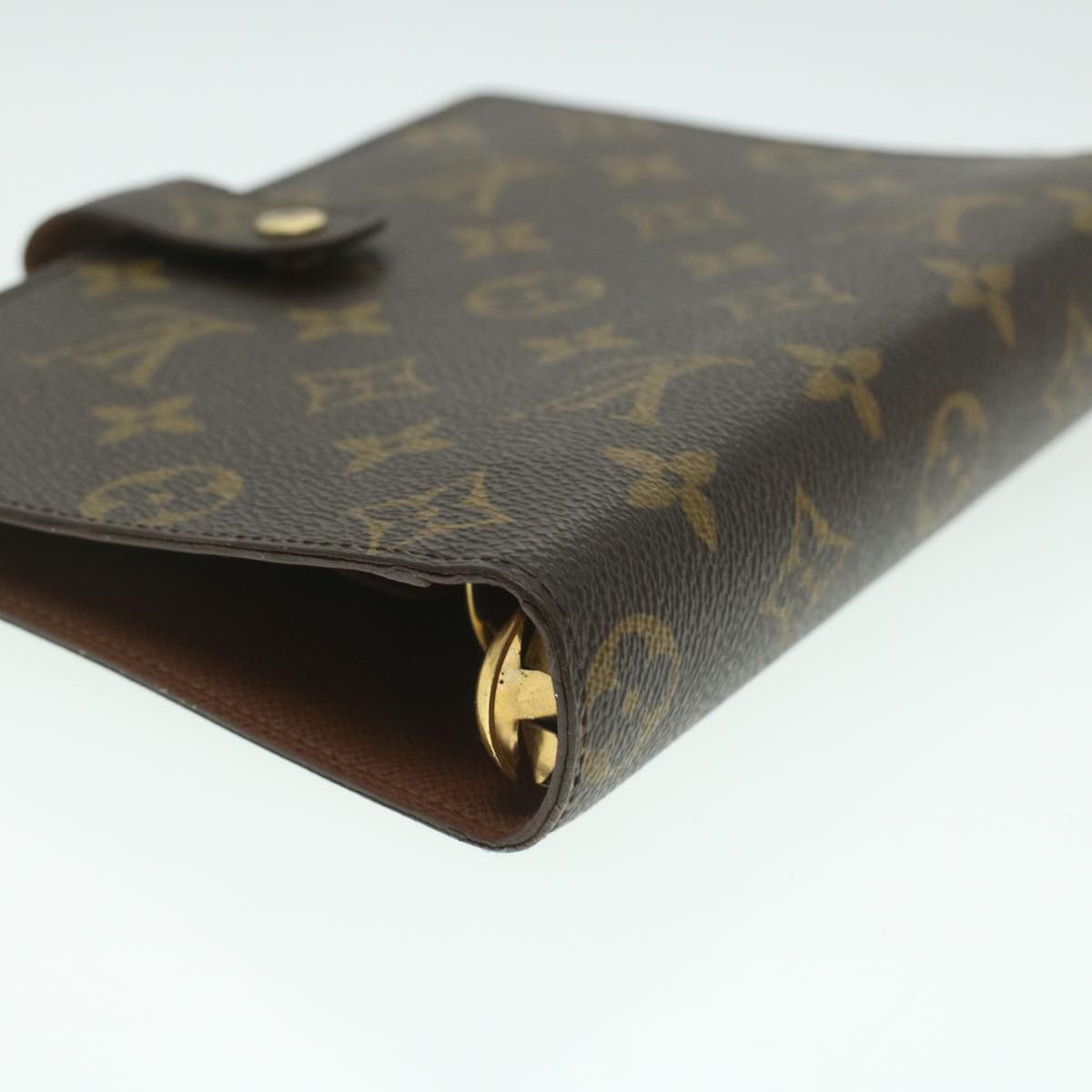 LOUIS VUITTON Monogram Agenda MM Day Planner Cover R20105 LV th3426
