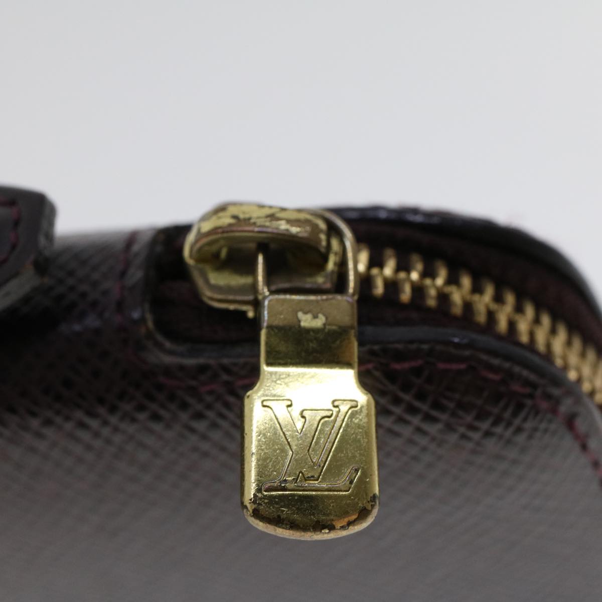 LOUIS VUITTON Taiga Organizer Atoll Travel Case Acajou M30656 LV th3690