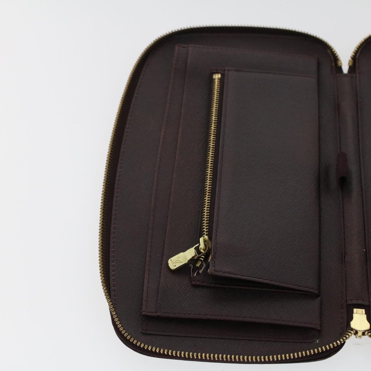LOUIS VUITTON Taiga Organizer Atoll Travel Case Acajou M30656 LV th3690