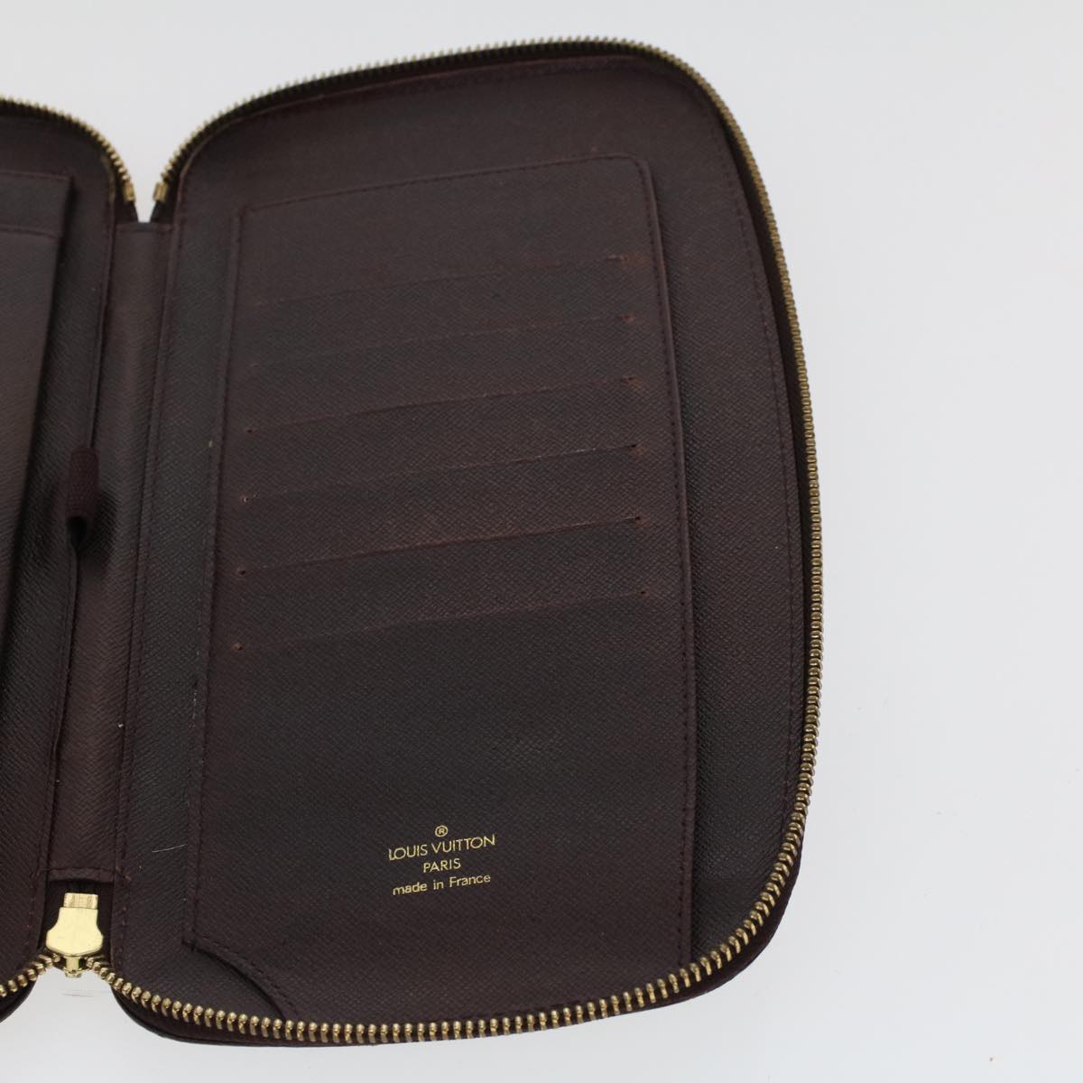 LOUIS VUITTON Taiga Organizer Atoll Travel Case Acajou M30656 LV th3690