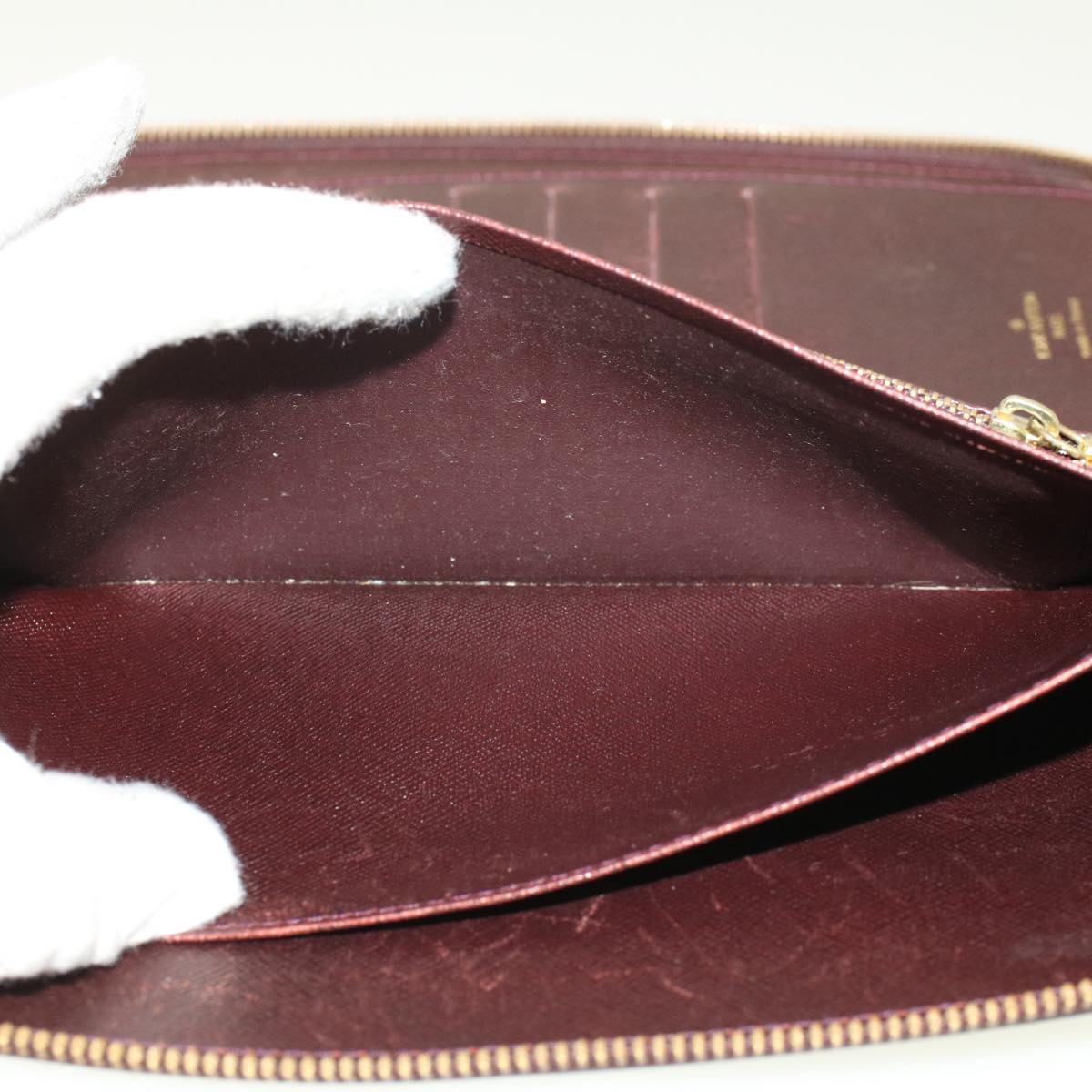 LOUIS VUITTON Taiga Organizer Atoll Travel Case Acajou M30656 LV th3690