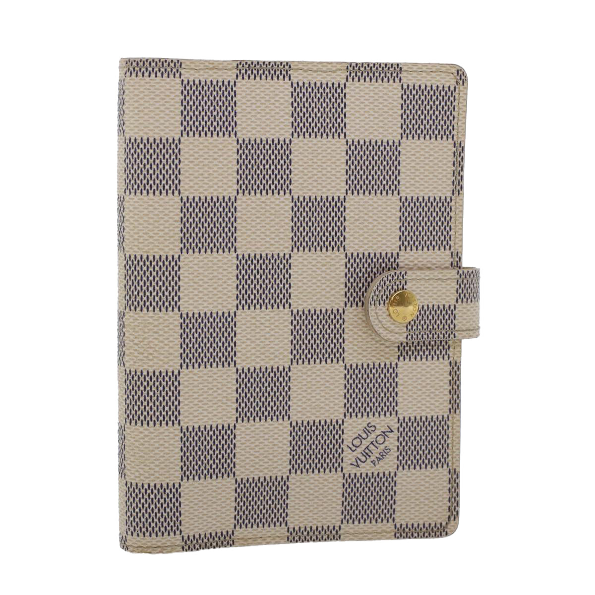 LOUIS VUITTON Damier Azur Agenda PM Day Planner Cover R20706 LV th3695