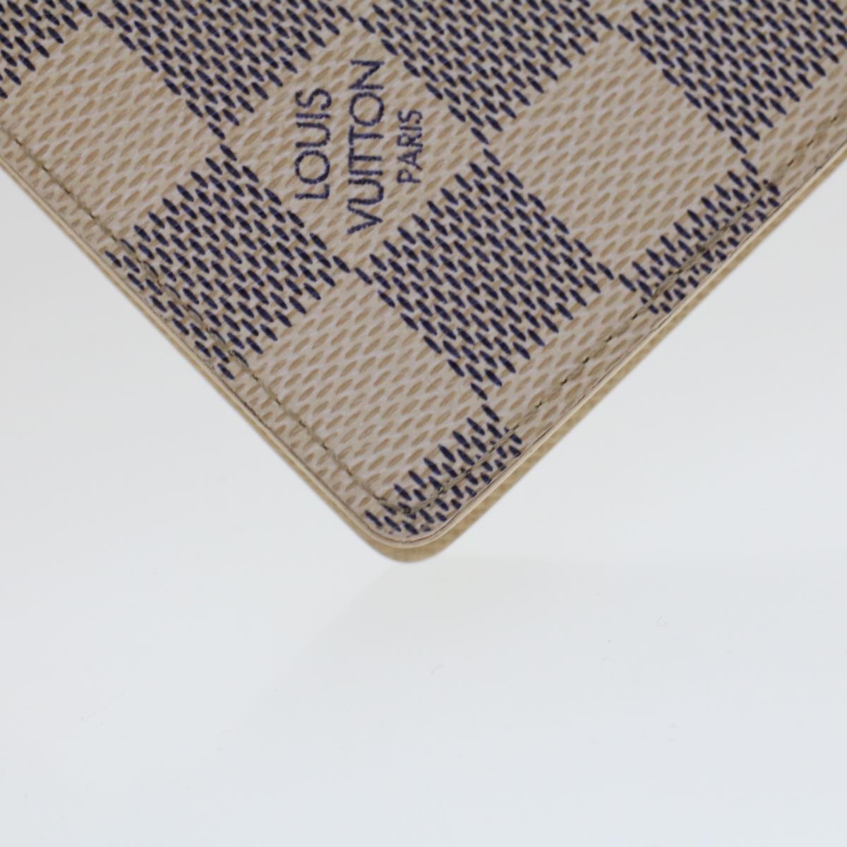 LOUIS VUITTON Damier Azur Agenda PM Day Planner Cover R20706 LV th3695