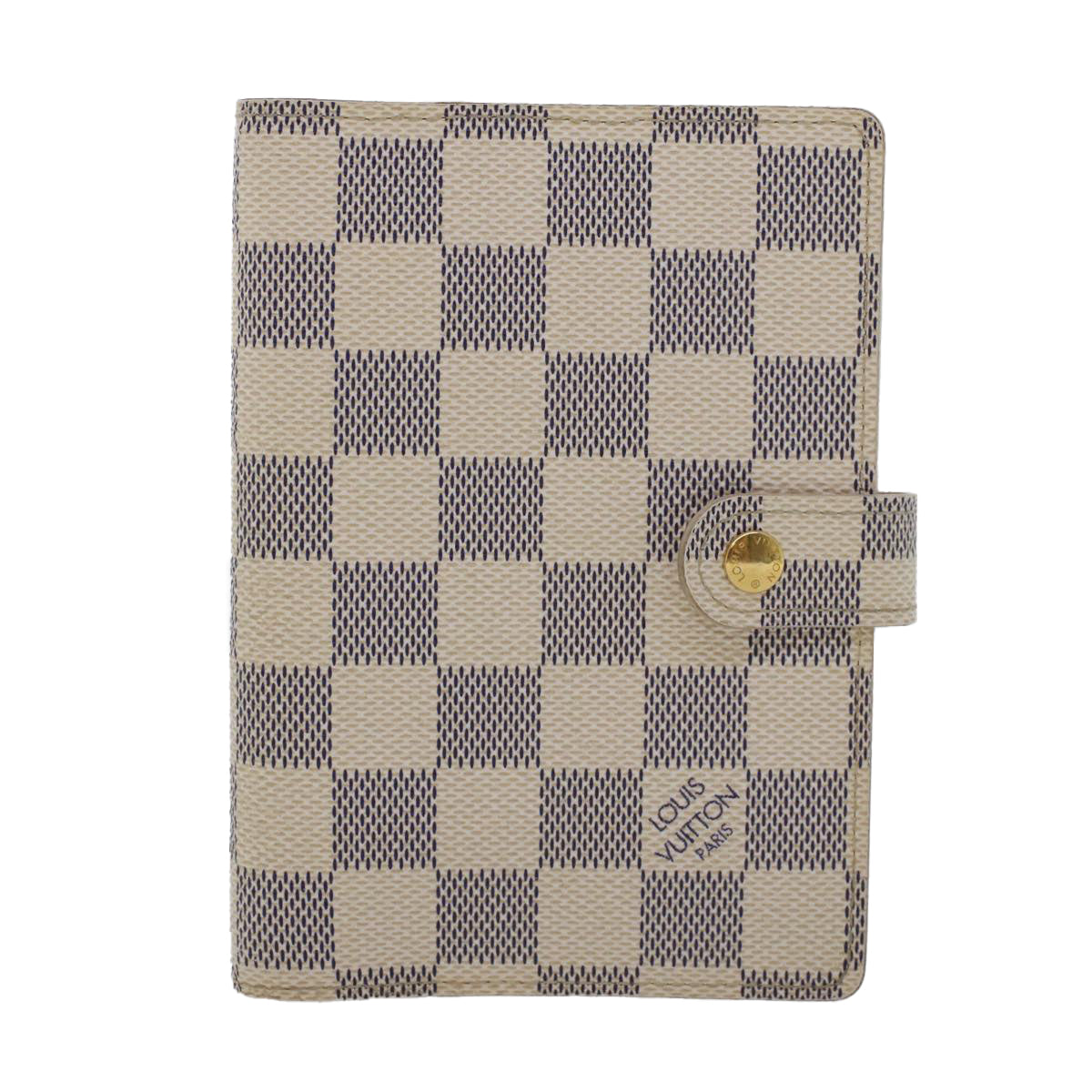 LOUIS VUITTON Damier Azur Agenda PM Day Planner Cover R20706 LV th3695
