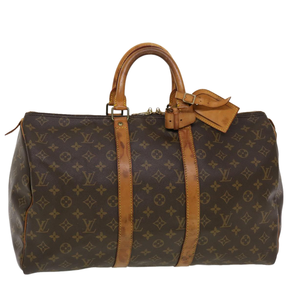 LOUIS VUITTON Monogram Keepall 45 Boston Bag M41428 LV th3699