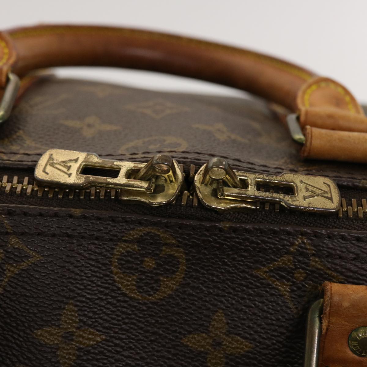 LOUIS VUITTON Monogram Keepall 45 Boston Bag M41428 LV th3699