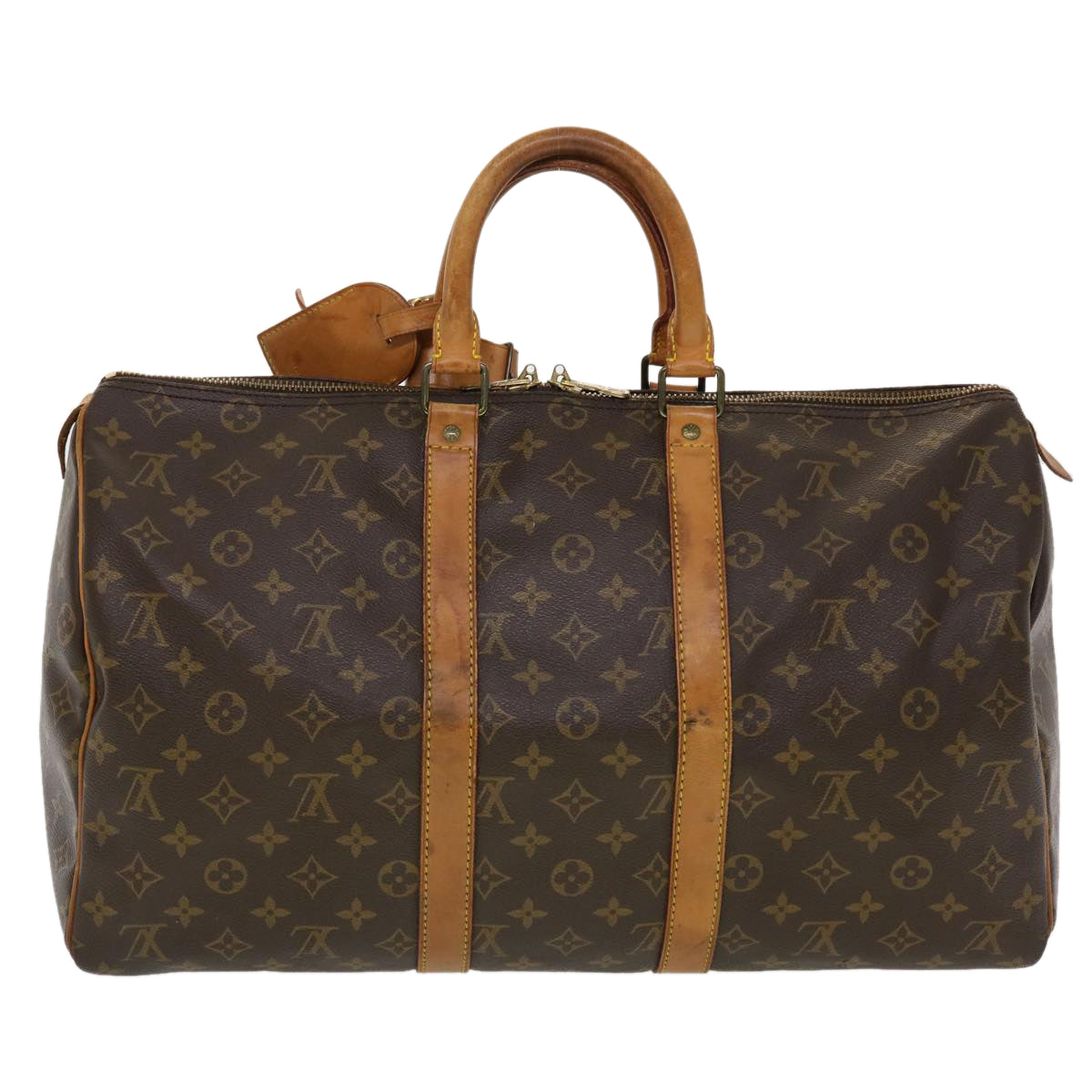 LOUIS VUITTON Monogram Keepall 45 Boston Bag M41428 LV th3699