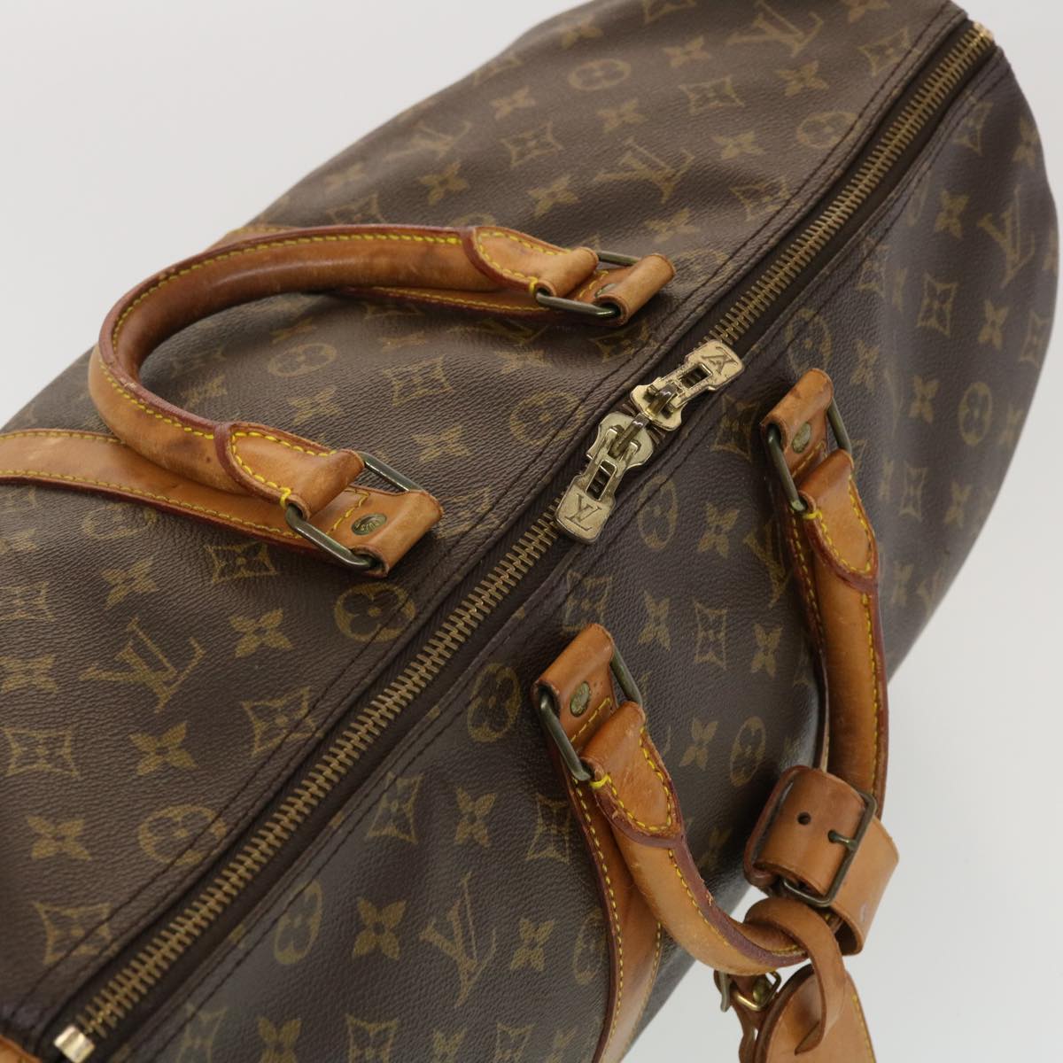 LOUIS VUITTON Monogram Keepall 45 Boston Bag M41428 LV th3699