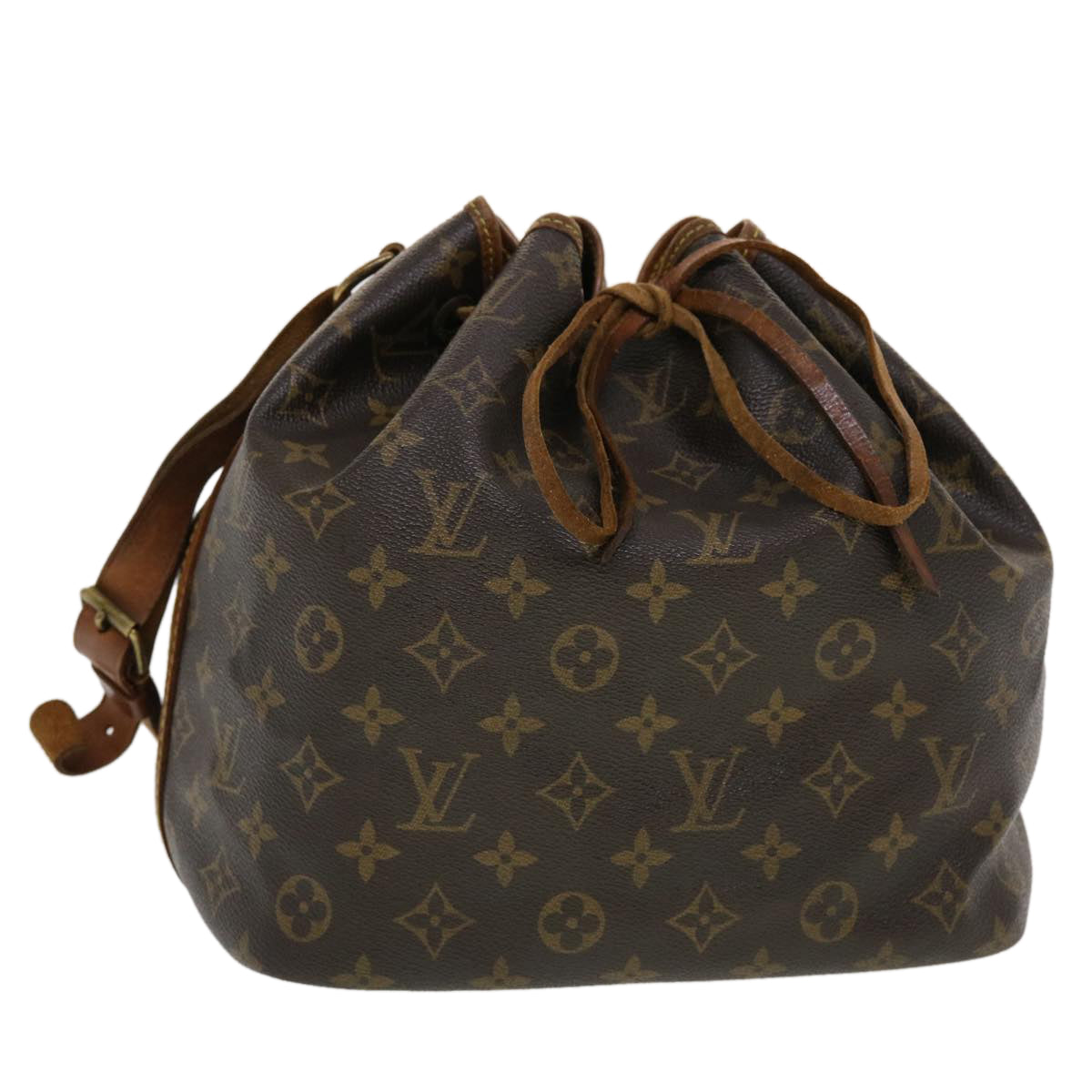 LOUIS VUITTON Monogram Petit Noe Shoulder Bag M42226 LV th3703