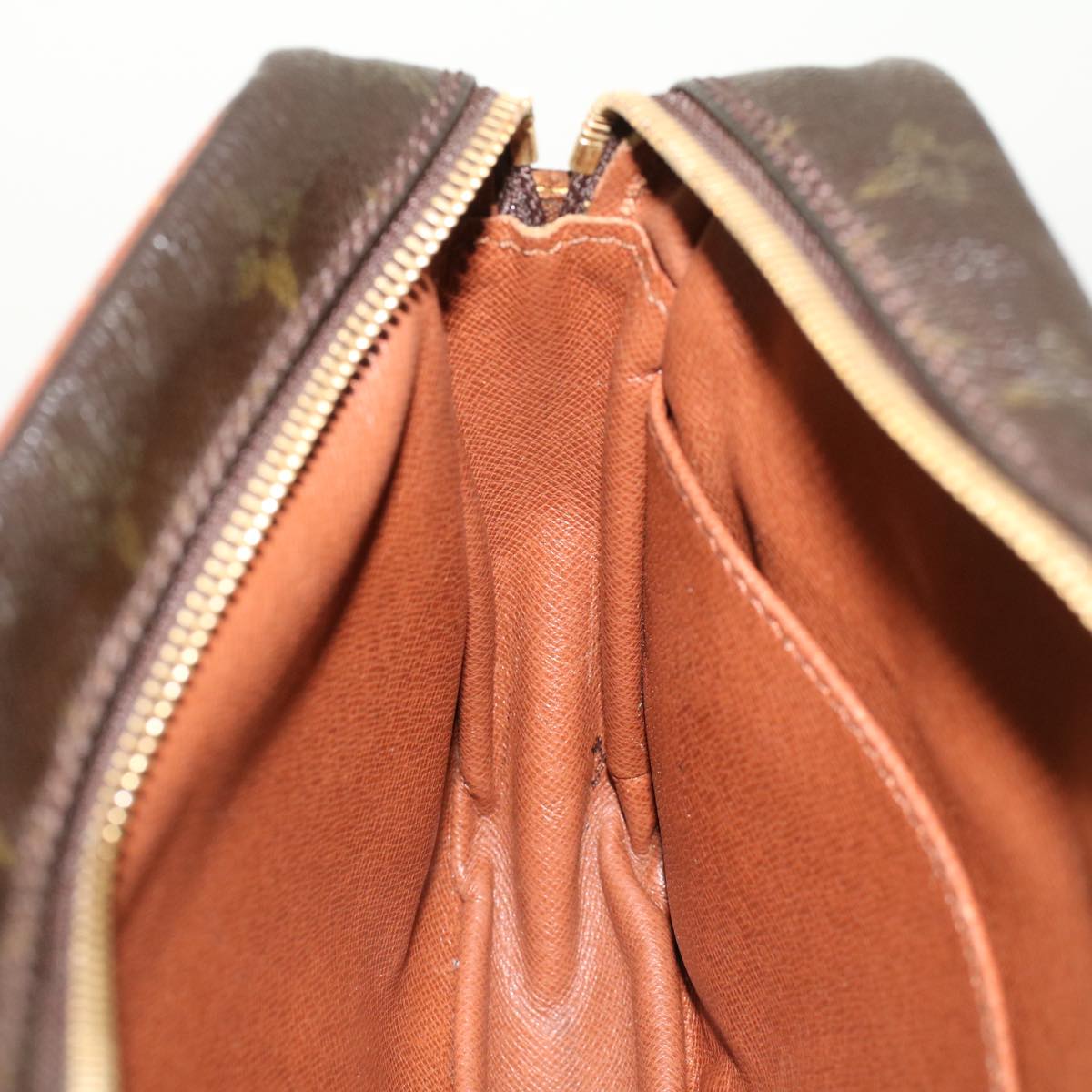 LOUIS VUITTON Monogram Compiegne 28 Clutch Bag M51845 LV th3706