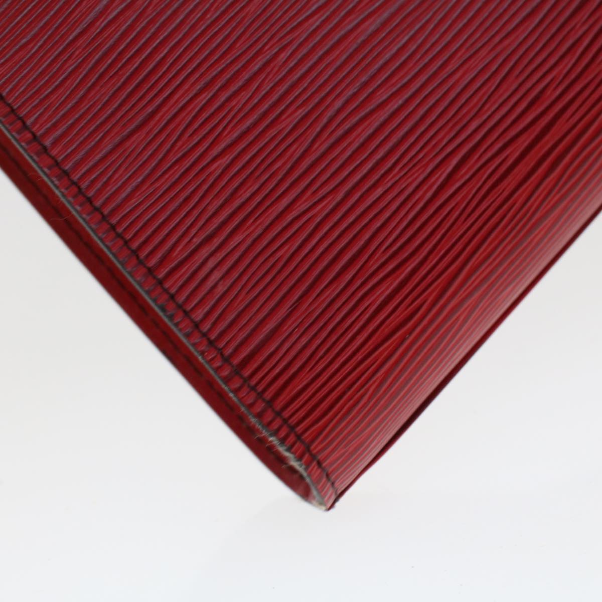 LOUIS VUITTON Epi Art Deco Clutch Bag Red M52637 LV th3723