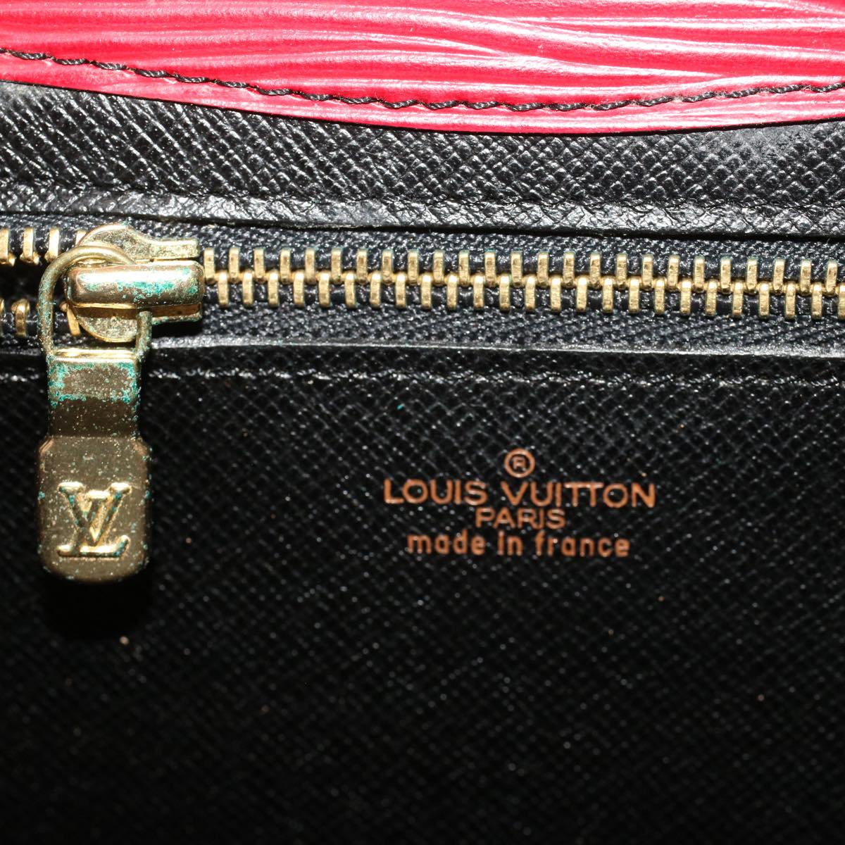 LOUIS VUITTON Epi Art Deco Clutch Bag Red M52637 LV th3723