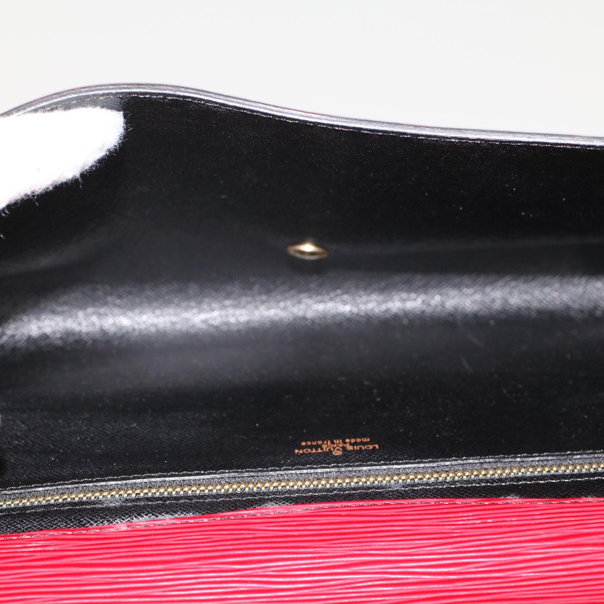 LOUIS VUITTON Epi Art Deco Clutch Bag Red M52637 LV th3723