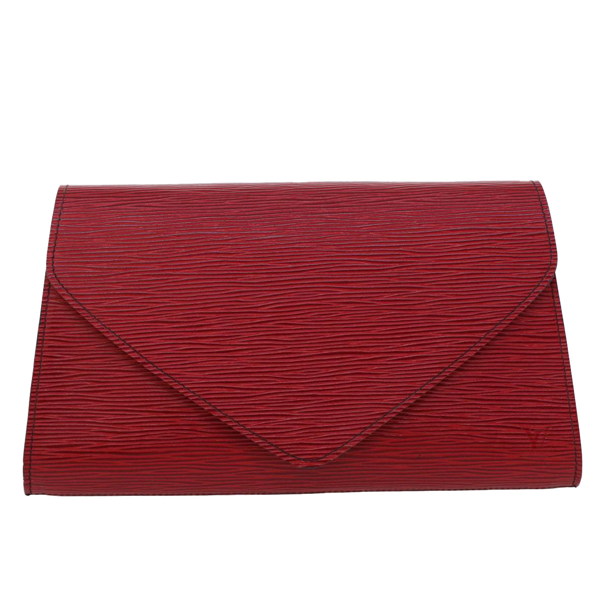 LOUIS VUITTON Epi Art Deco Clutch Bag Red M52637 LV th3723