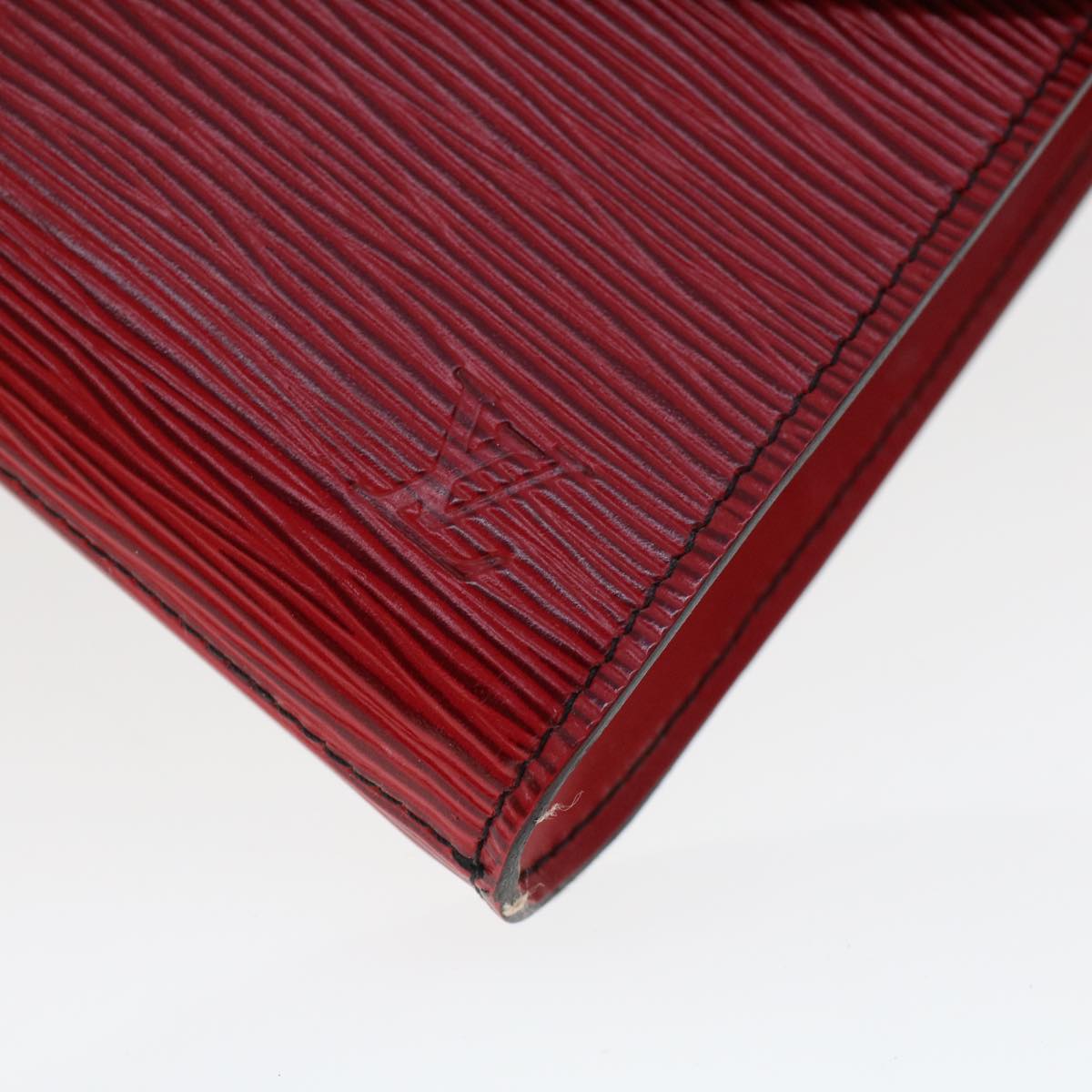 LOUIS VUITTON Epi Art Deco Clutch Bag Red M52637 LV th3723