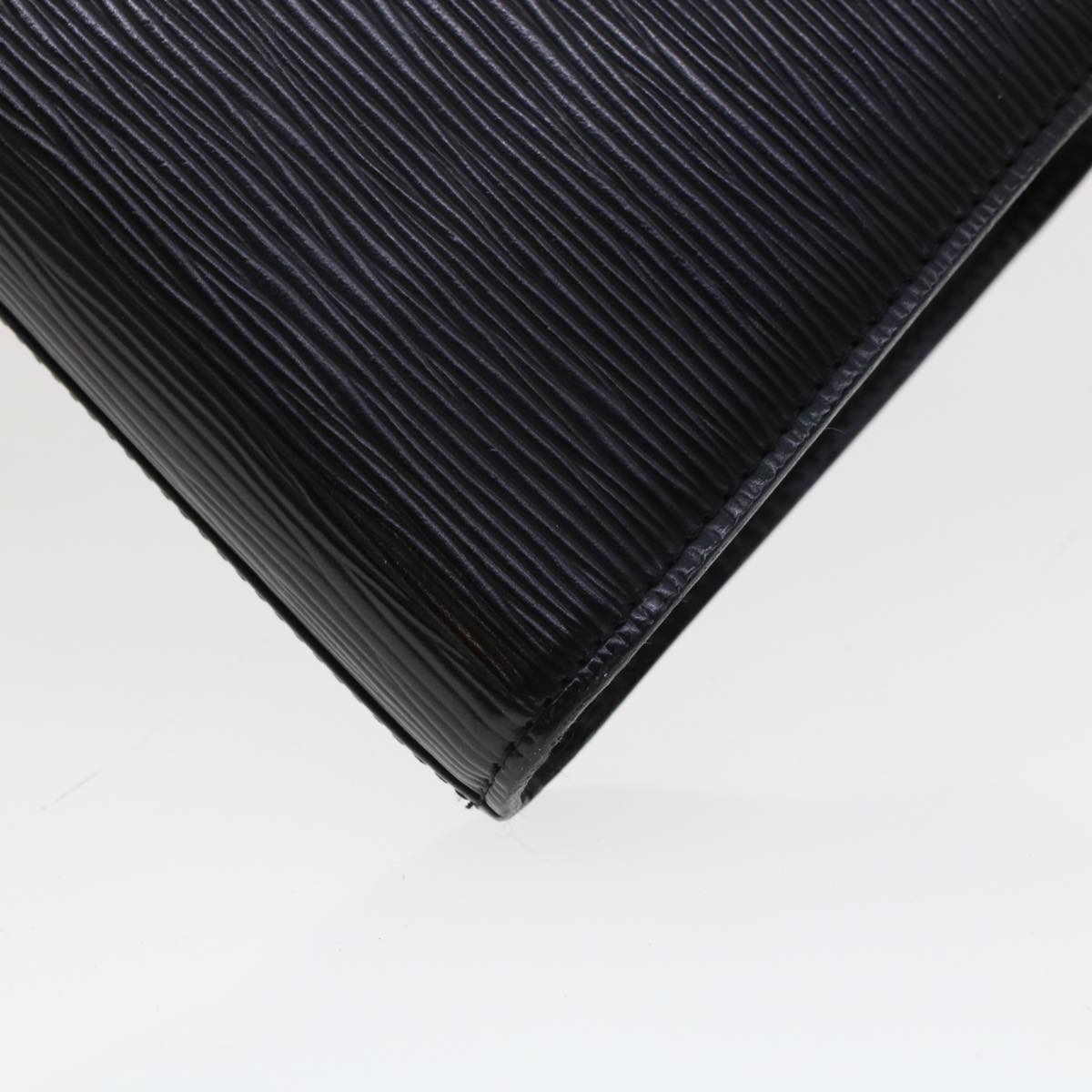LOUIS VUITTON Epi Art Deco Clutch Bag Black M52632 LV th3725