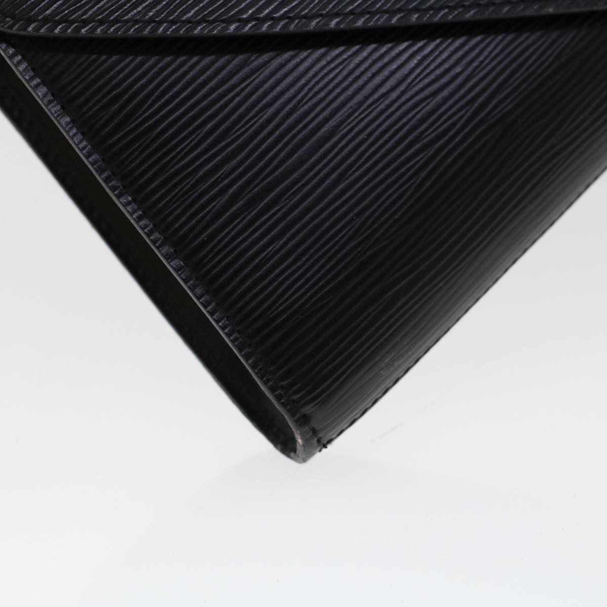 LOUIS VUITTON Epi Art Deco Clutch Bag Black M52632 LV th3725