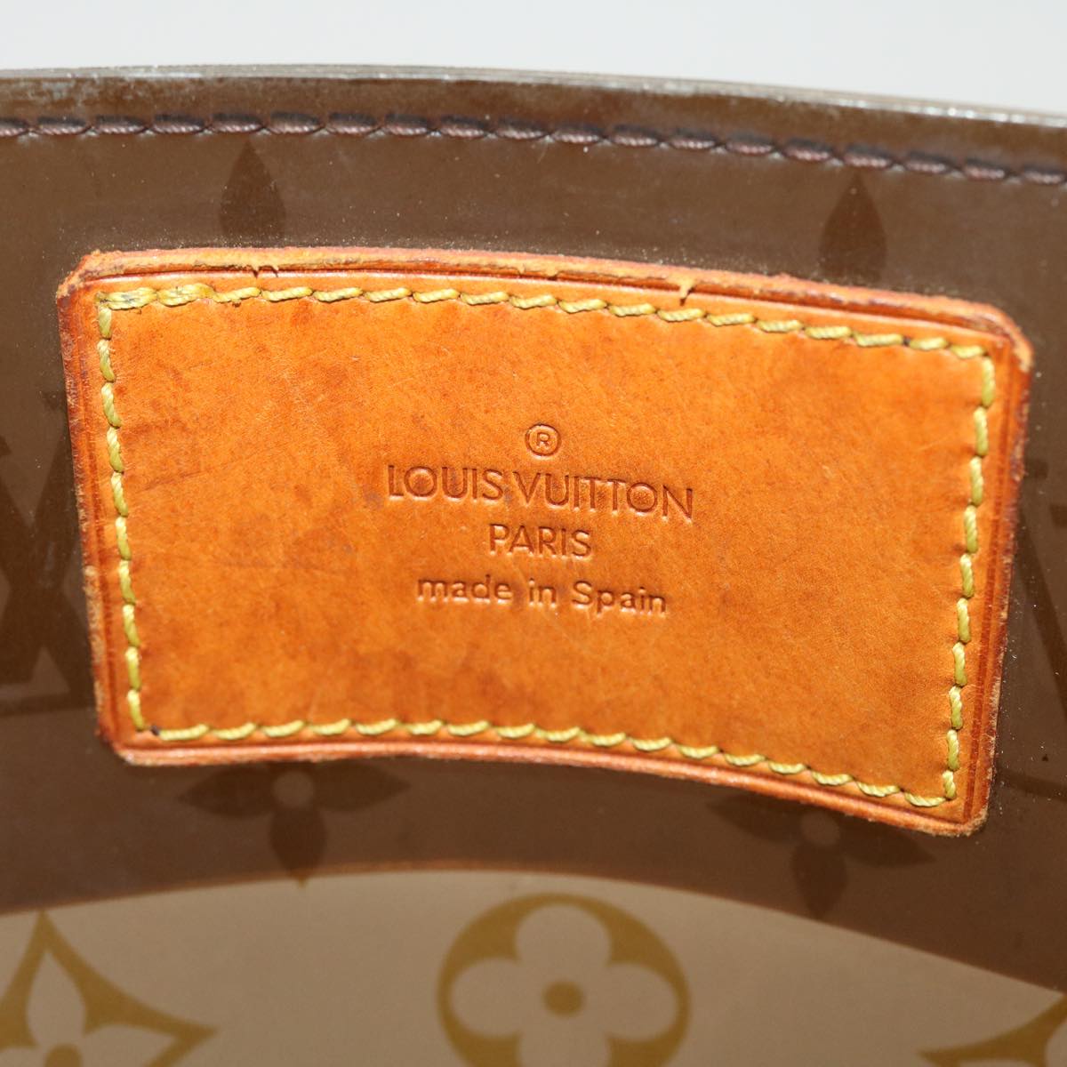 LOUIS VUITTON Monogram Vinyl Cabas Amble MM Tote Bag Brown M92501 LV th3735