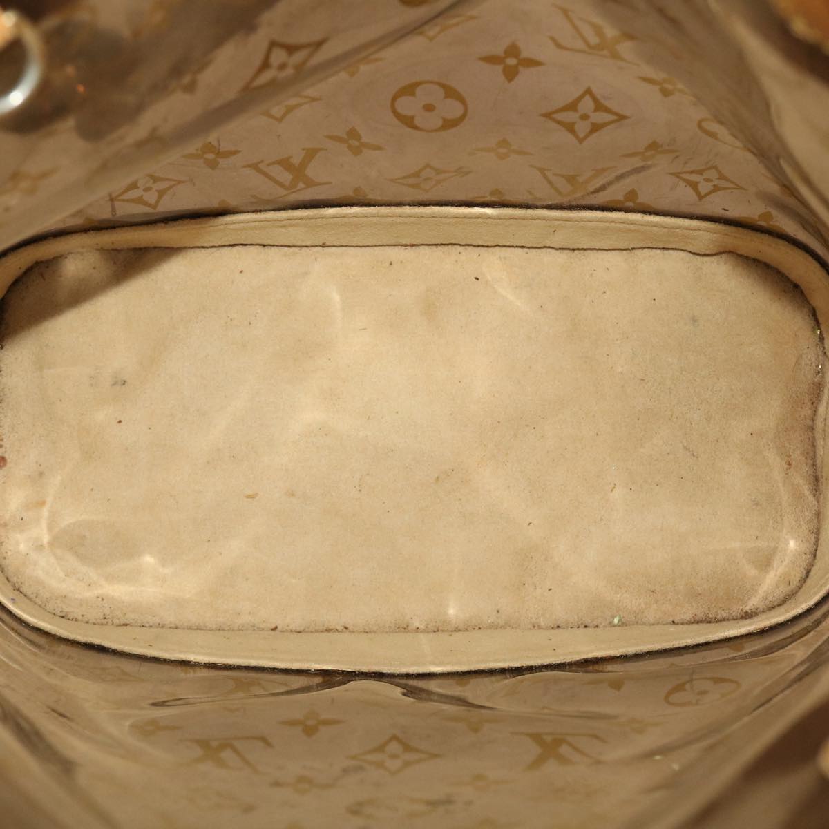 LOUIS VUITTON Monogram Vinyl Cabas Amble MM Tote Bag Brown M92501 LV th3735