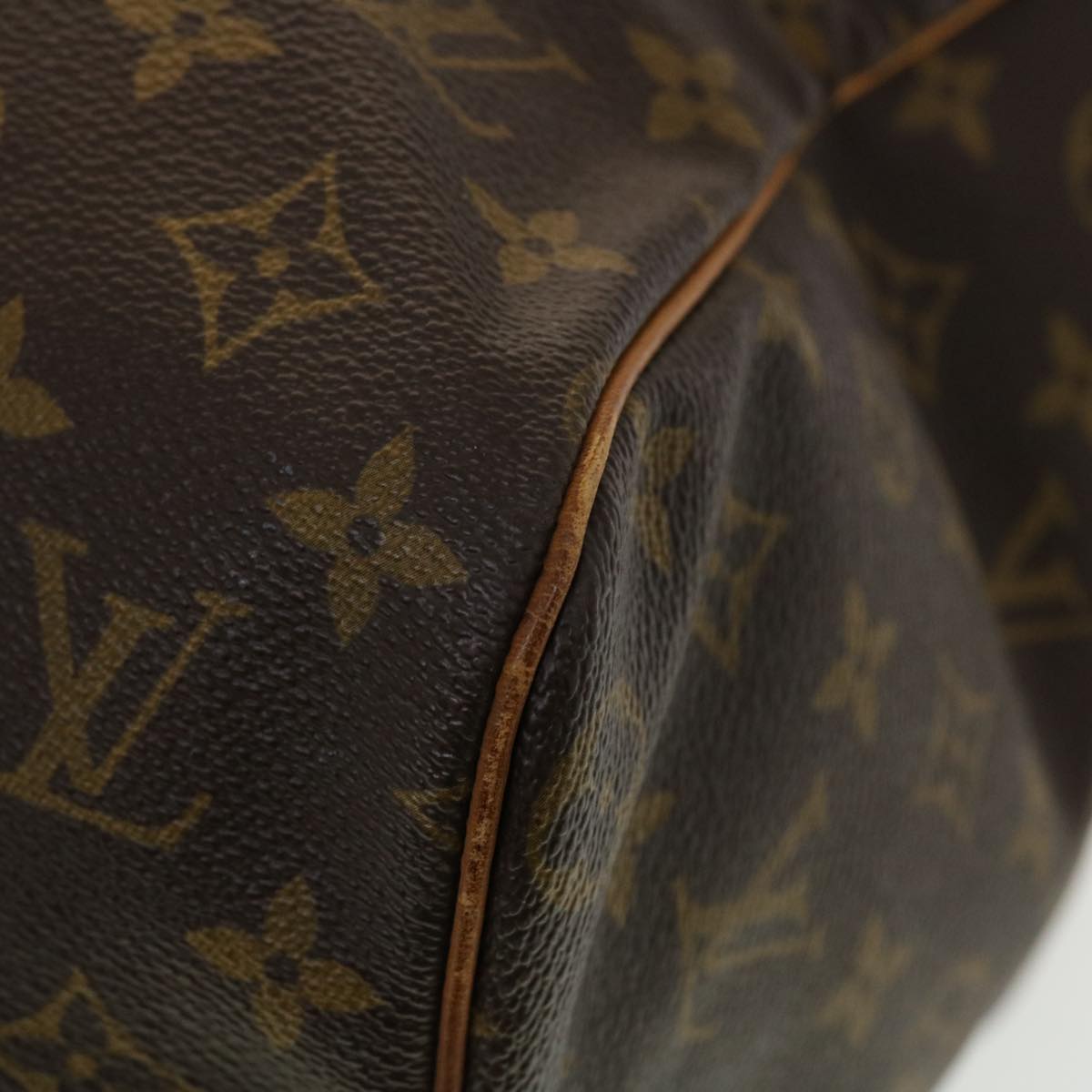 LOUIS VUITTON Monogram Sac Souple 45 Boston Bag M41624 LV th3736