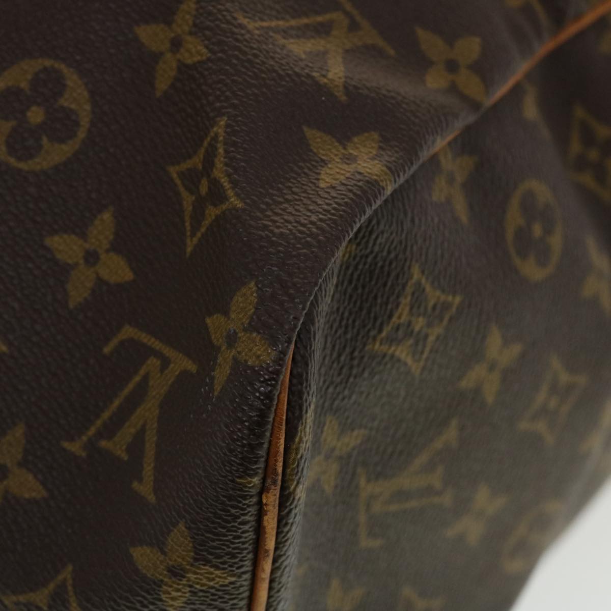 LOUIS VUITTON Monogram Sac Souple 45 Boston Bag M41624 LV th3736