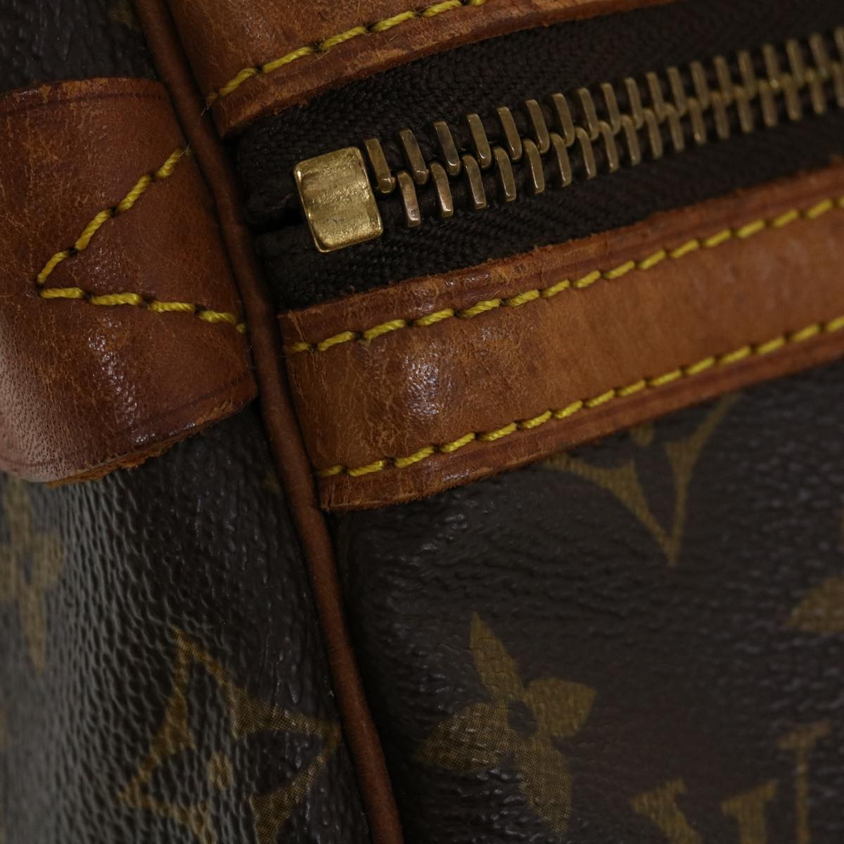 LOUIS VUITTON Monogram Sac Souple 45 Boston Bag M41624 LV th3736
