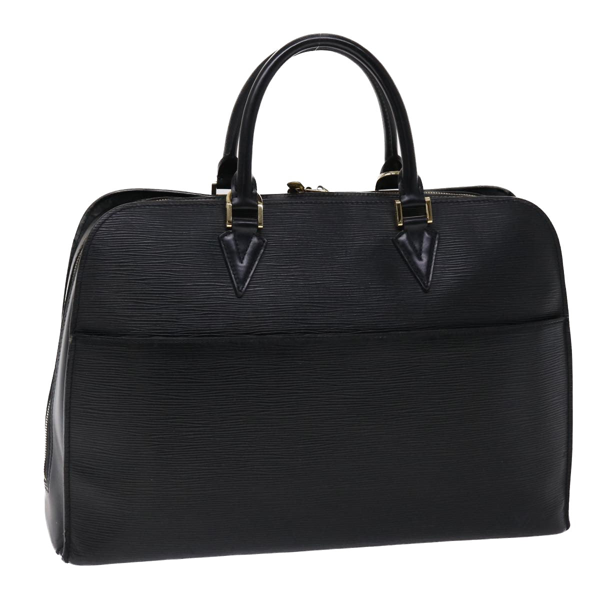 LOUIS VUITTON Epi Sorbonne Business Bag Black M54512 LV th3744