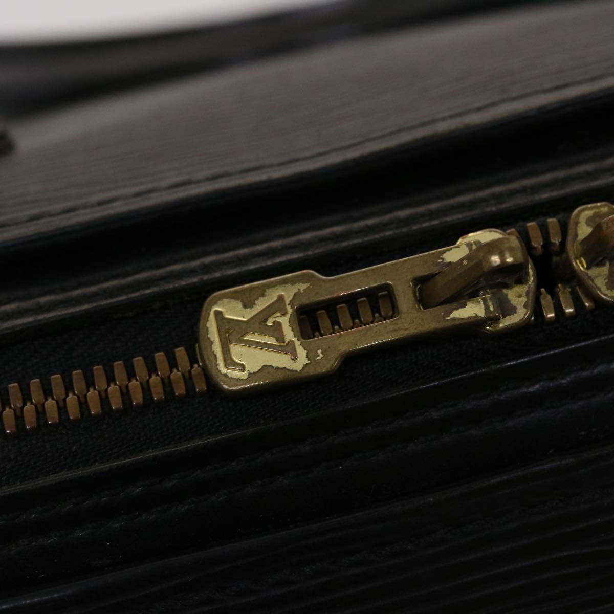 LOUIS VUITTON Epi Sorbonne Business Bag Black M54512 LV th3744