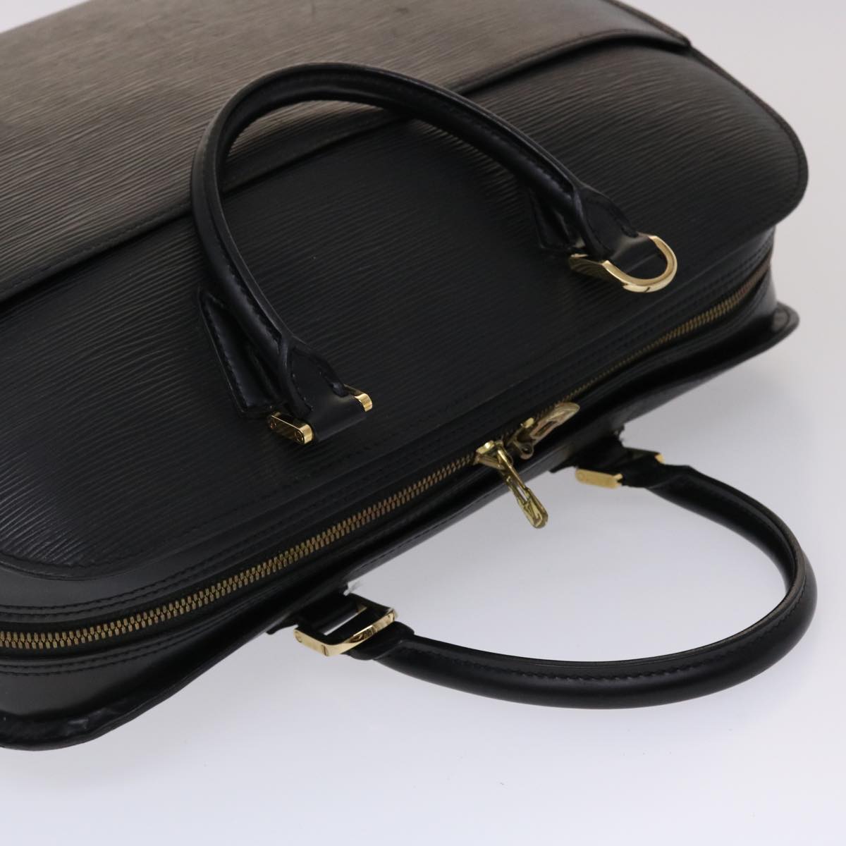 LOUIS VUITTON Epi Sorbonne Business Bag Black M54512 LV th3744