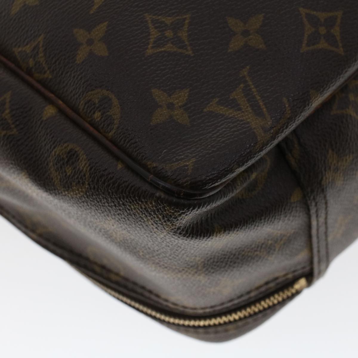 LOUIS VUITTON Monogram Excursion Hand Bag M41450 LV th3745