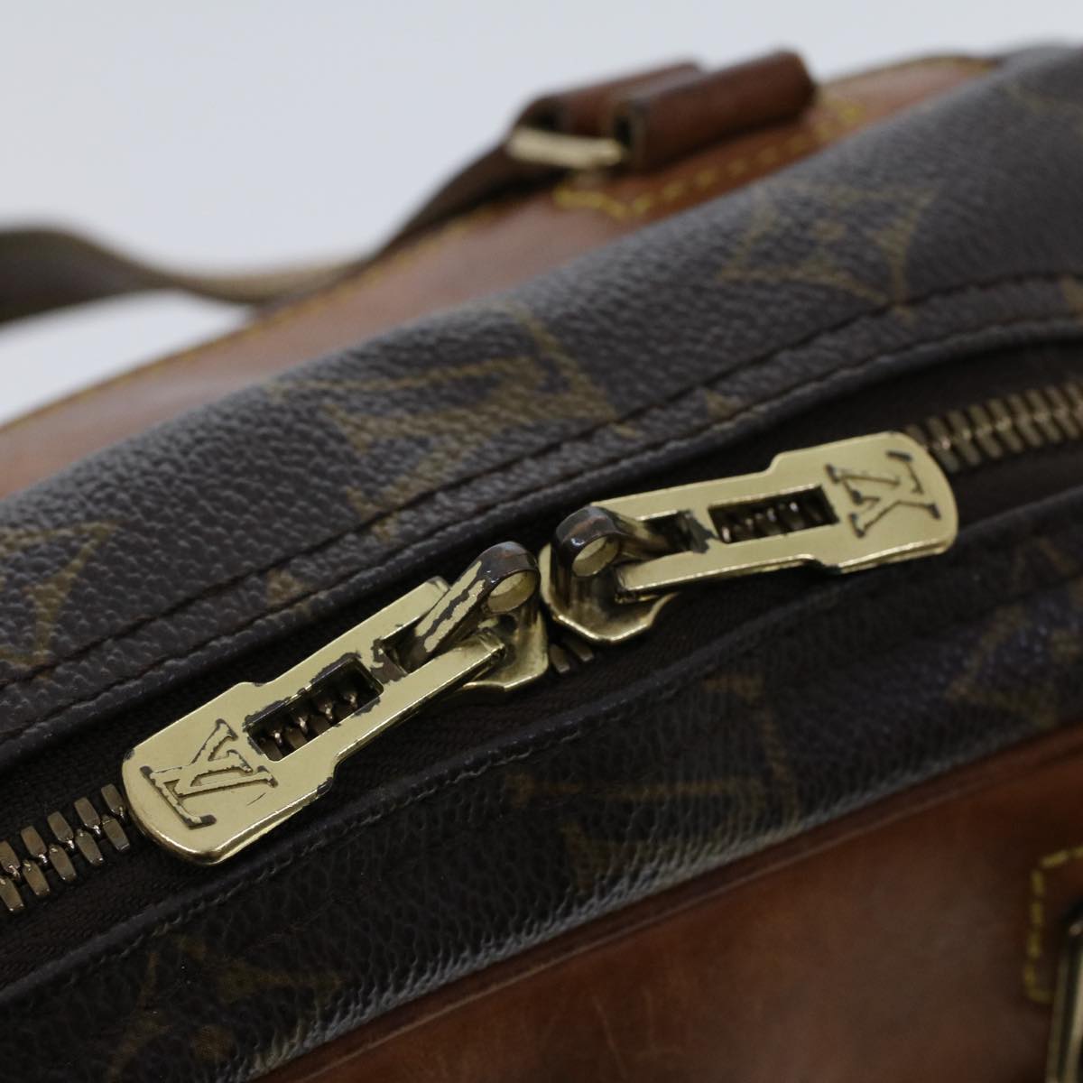LOUIS VUITTON Monogram Excursion Hand Bag M41450 LV th3745