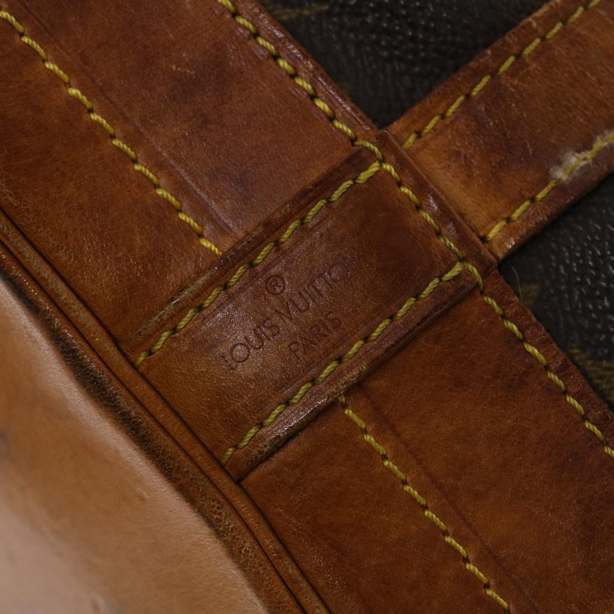 LOUIS VUITTON Monogram Noe Shoulder Bag M42224 LV th3748