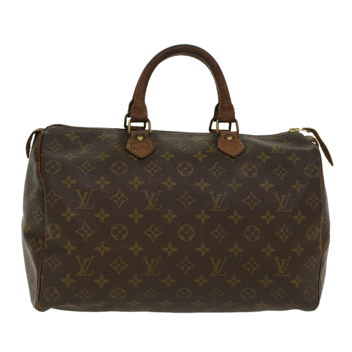 LOUIS VUITTON Monogram Speedy 35 Hand Bag M41524 LV th3750