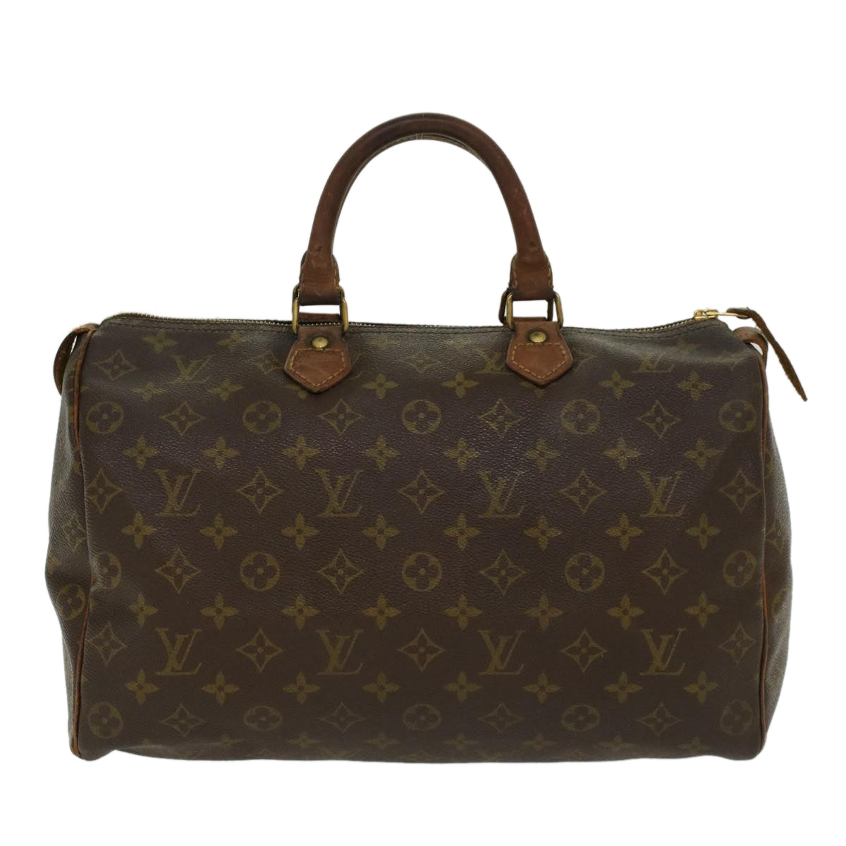 LOUIS VUITTON Monogram Speedy 35 Hand Bag M41524 LV th3750