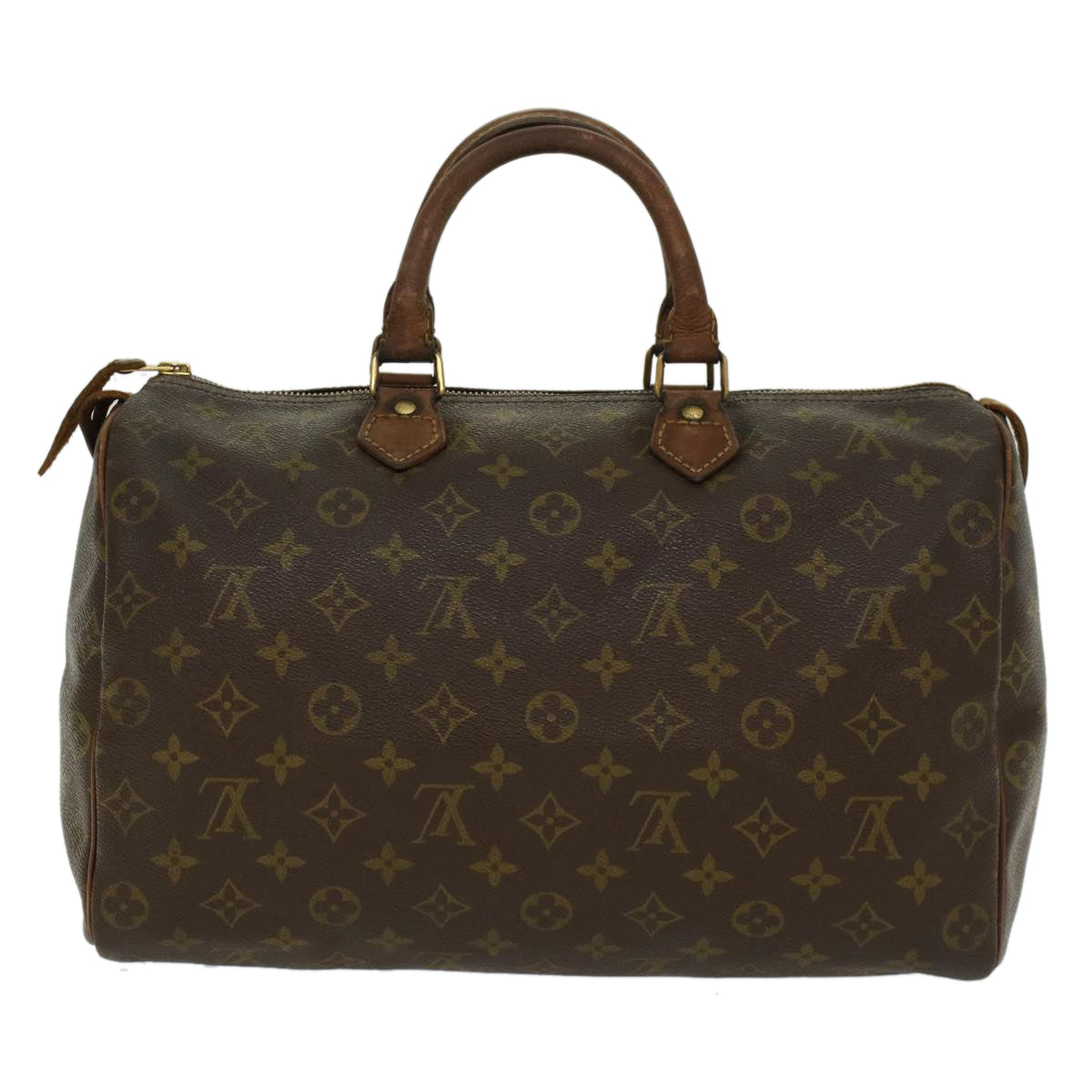LOUIS VUITTON Monogram Speedy 35 Hand Bag M41524 LV th3750