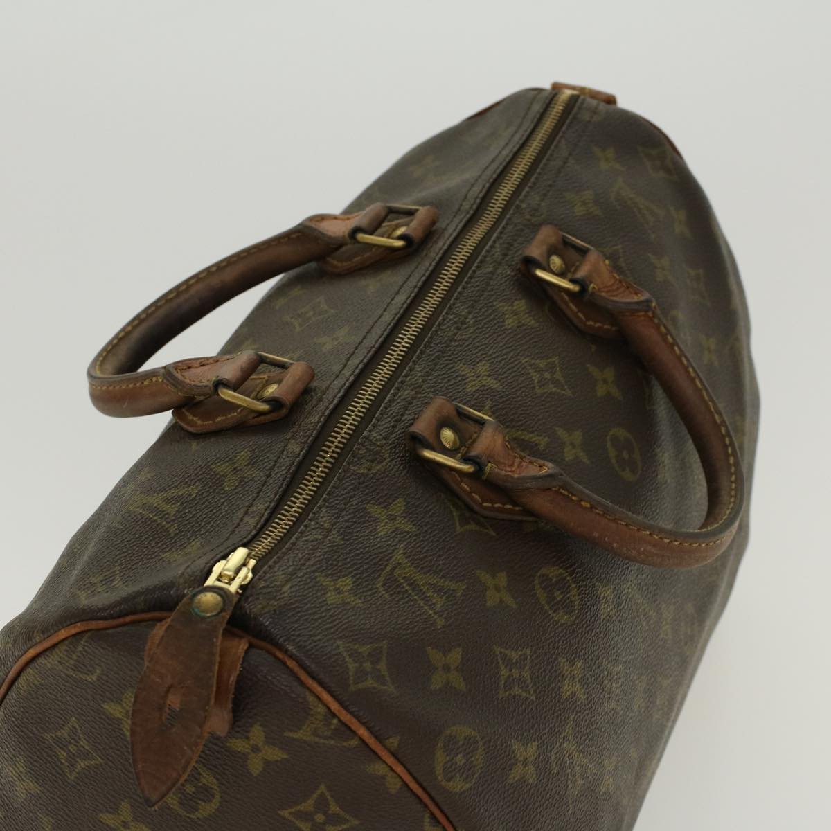 LOUIS VUITTON Monogram Speedy 35 Hand Bag M41524 LV th3750