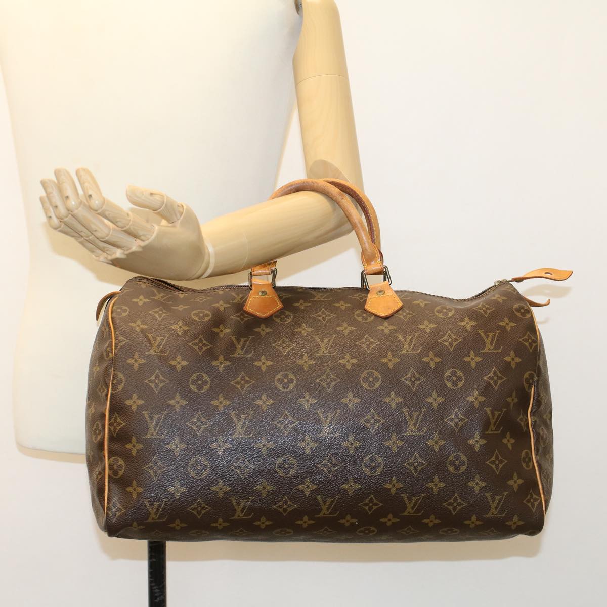 LOUIS VUITTON Monogram Speedy 40 Hand Bag M41522 LV th3751